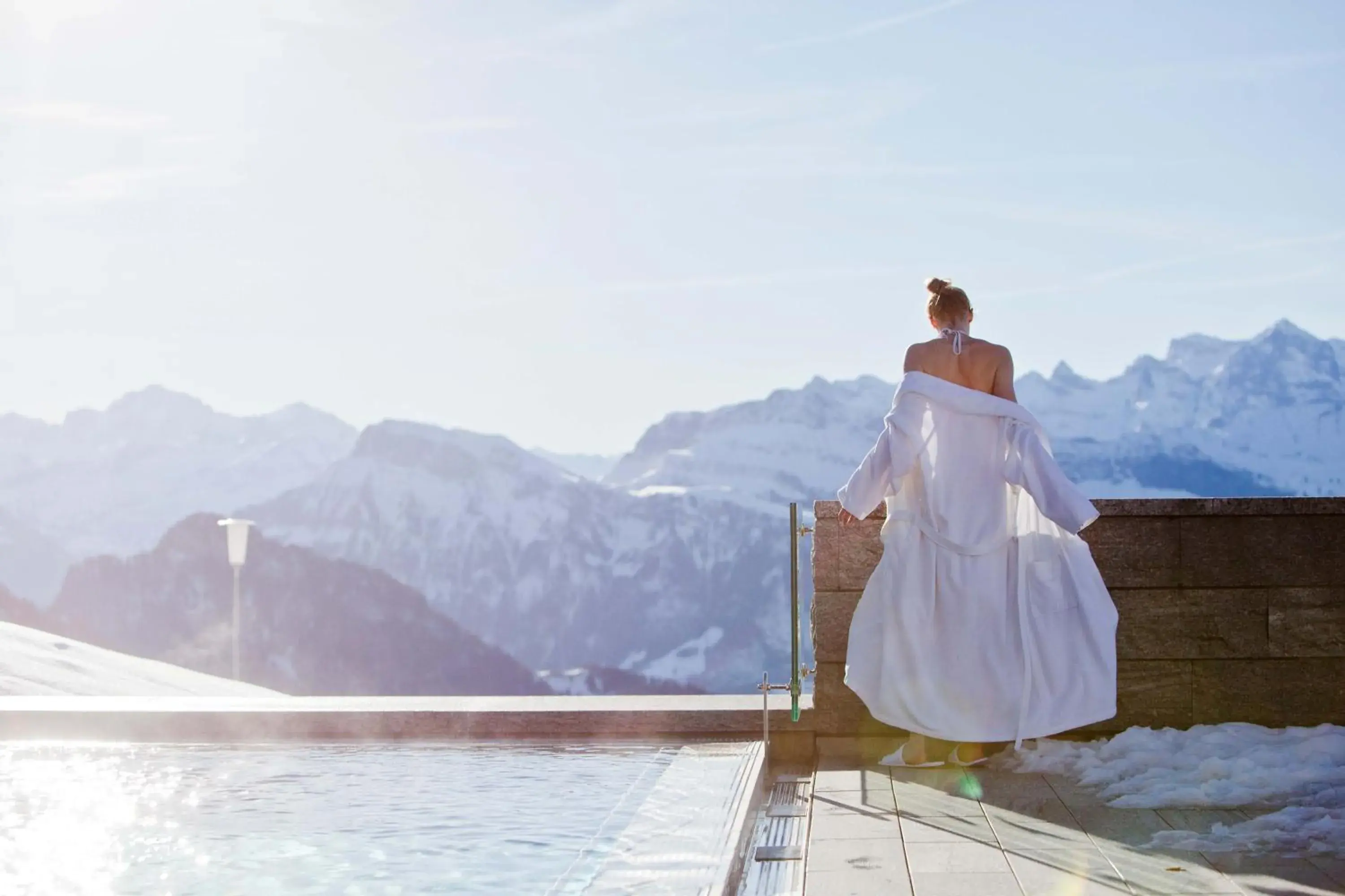 Swimming pool in Rigi Kaltbad Swiss Quality Hotel