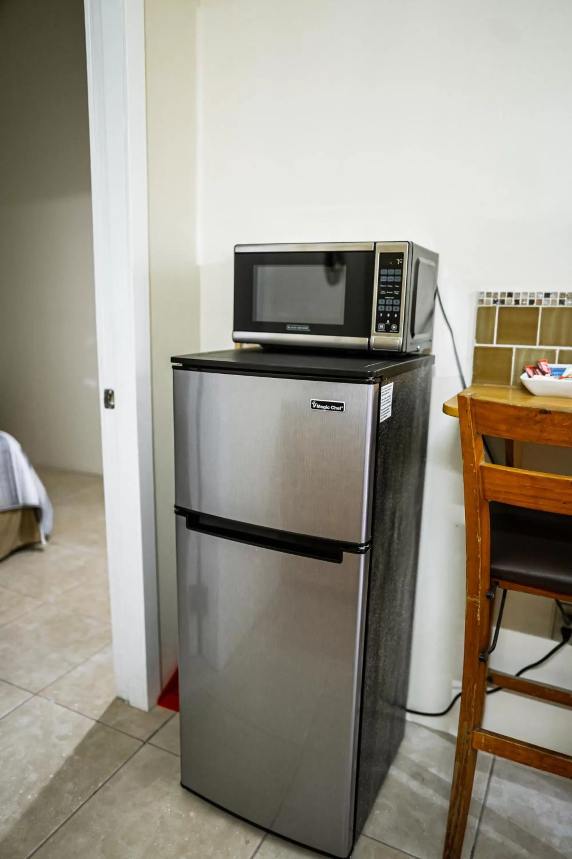 Kitchen or kitchenette in Connie's Comfort Suites
