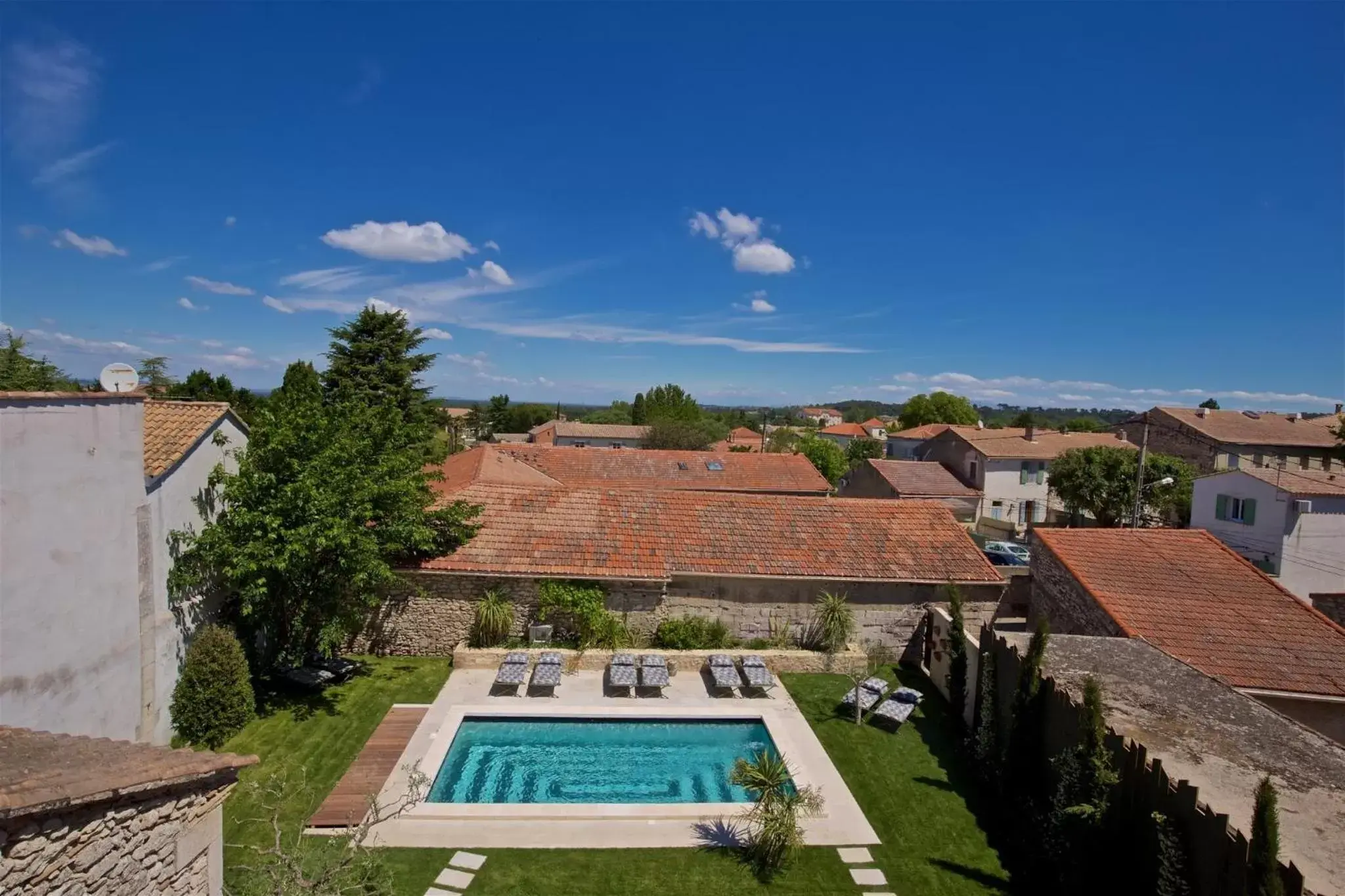 Pool View in Le petit hotel