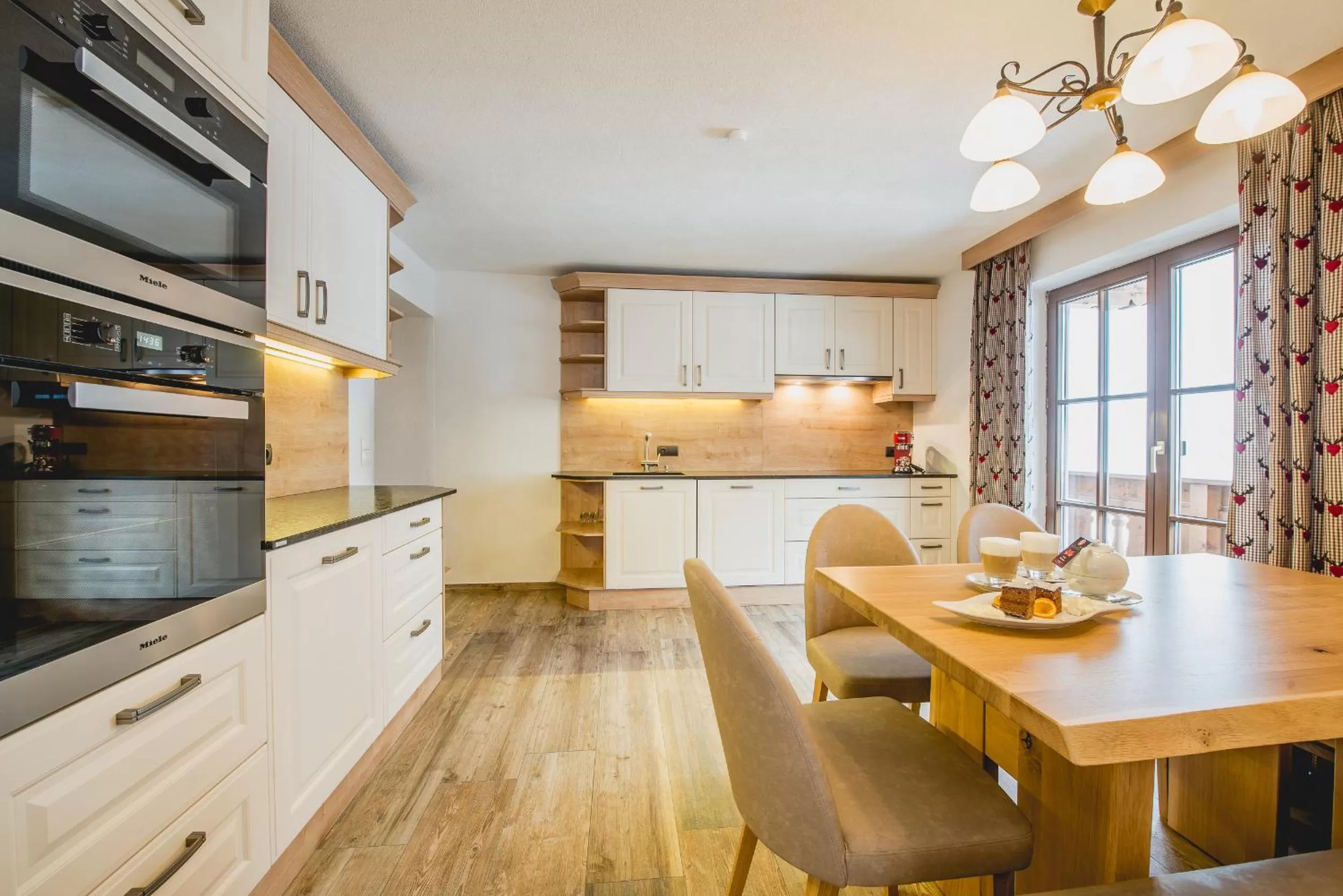 Kitchen or kitchenette in Familotel Kindl