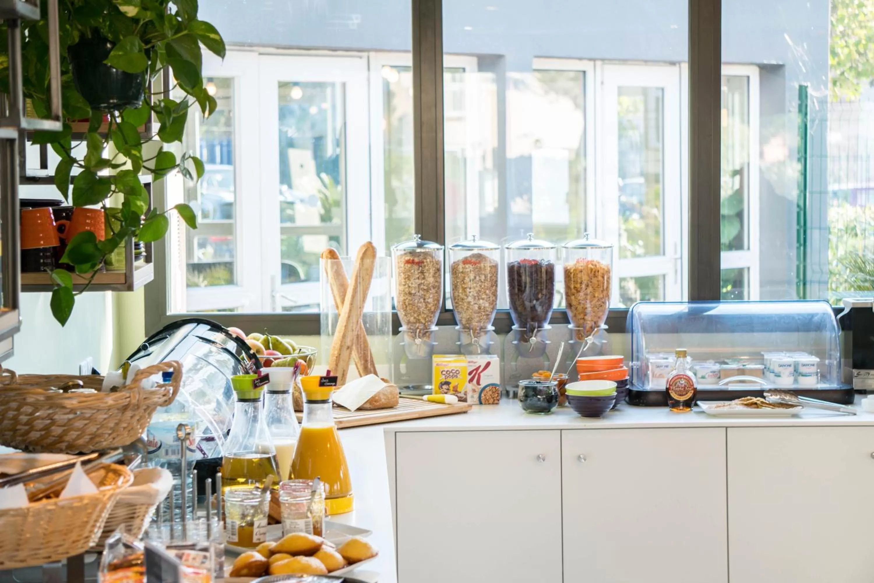 Buffet breakfast in ibis Styles Perpignan Canet En Roussillon