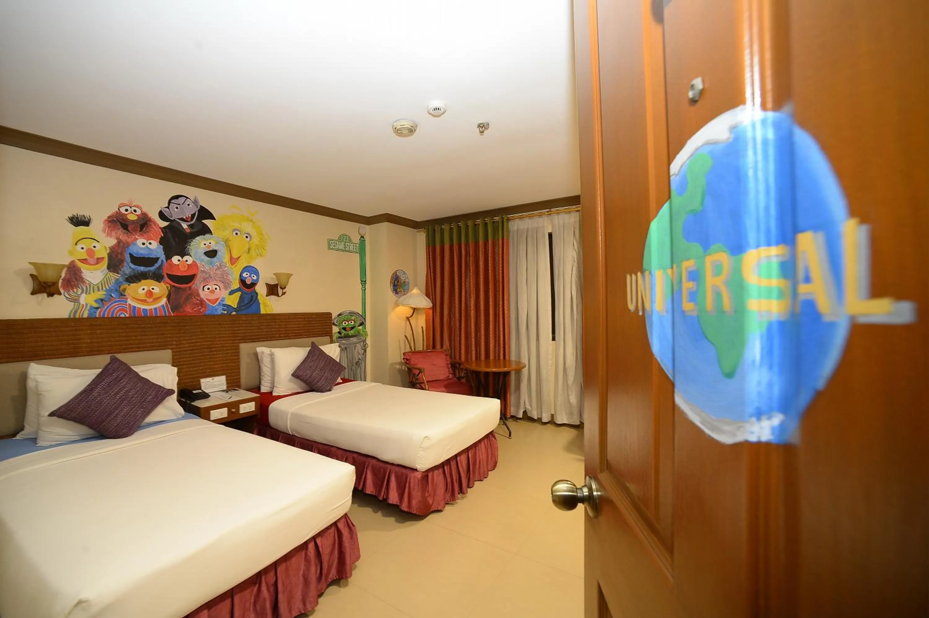 Bed in The Golden Pine Hotel