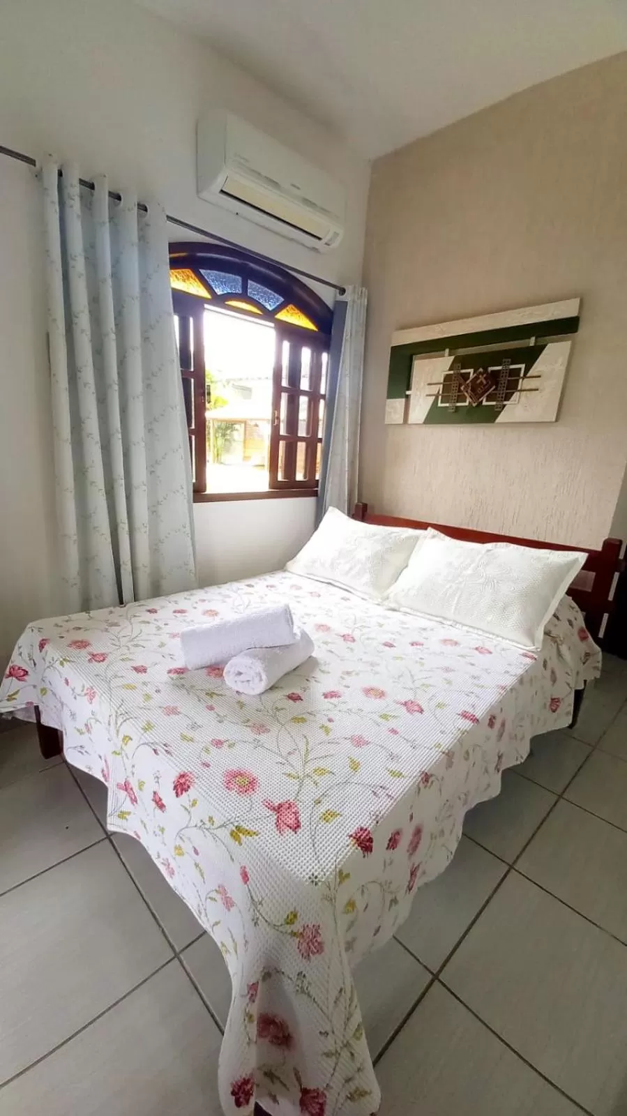 Bed in Pousada Recanto Das Emerências