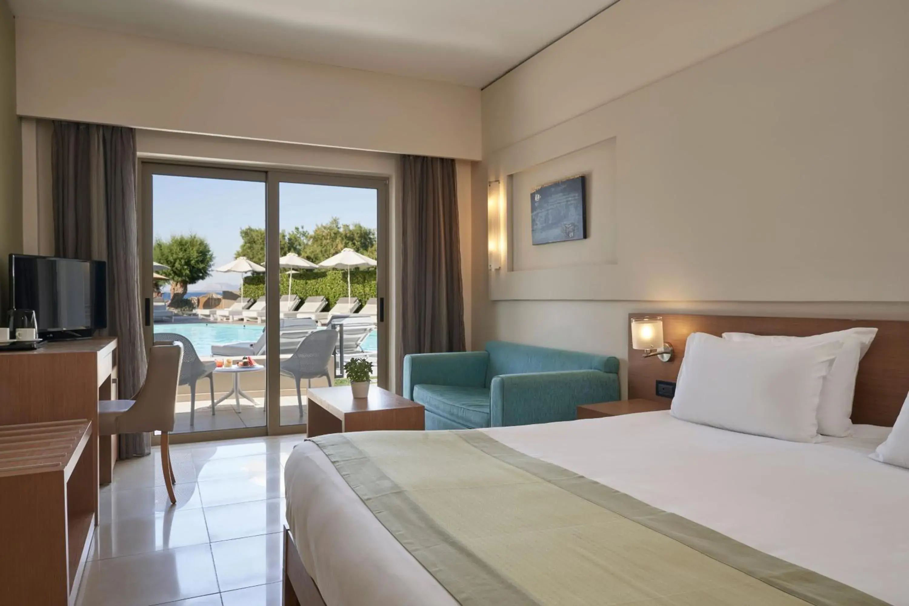Bed in Atlantica Amalthia Beach Hotel - Adults Only