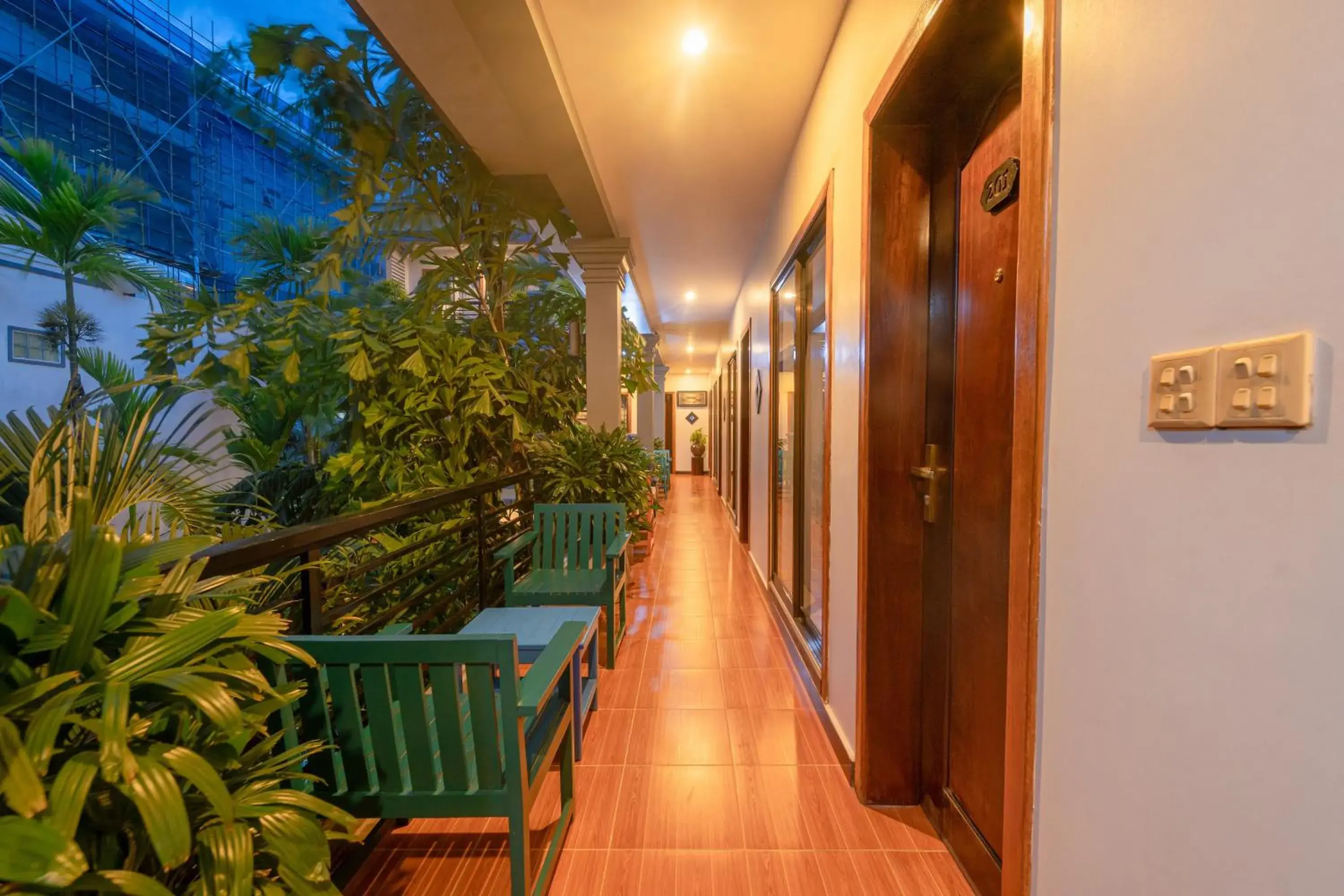 Balcony/Terrace in Asanak D'Angkor Boutique Hotel