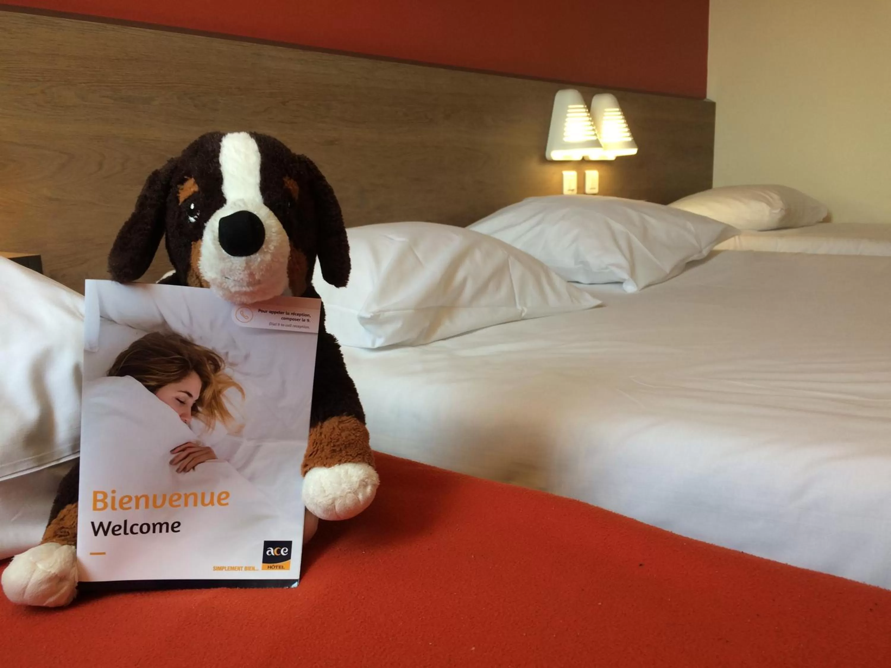 Bed in Ace Hotel Poitiers