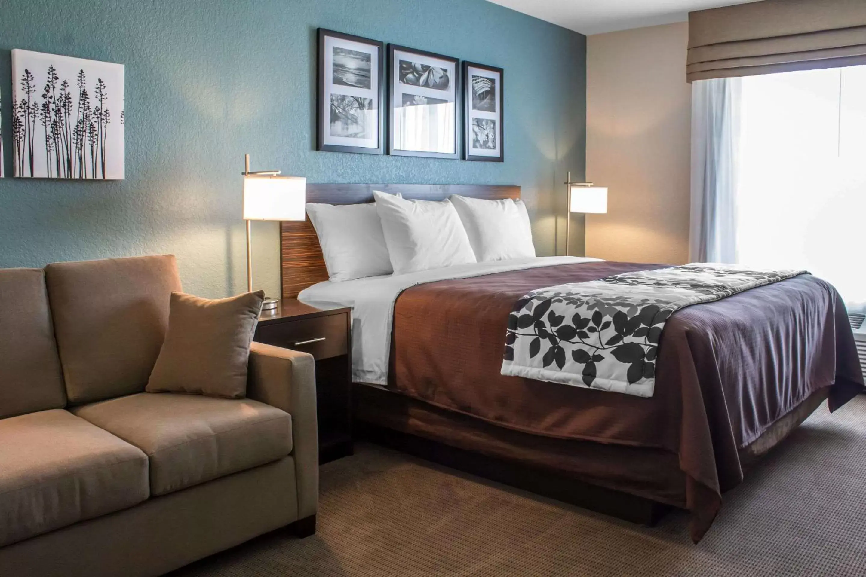 Bedroom, Bed in Sleep Inn & Suites Fort Dodge