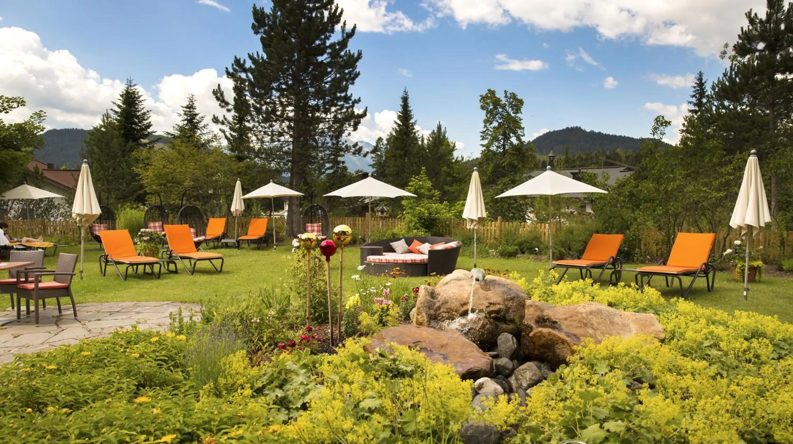 Patio, Garden in Bergresort Seefeld