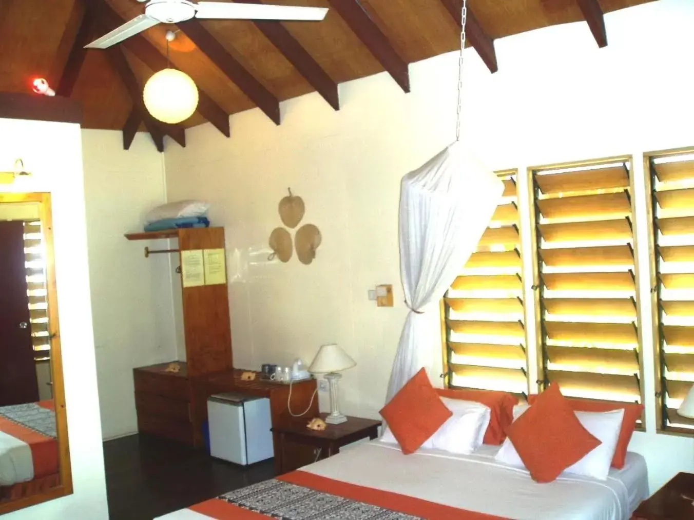 Bed in Club Fiji Resort