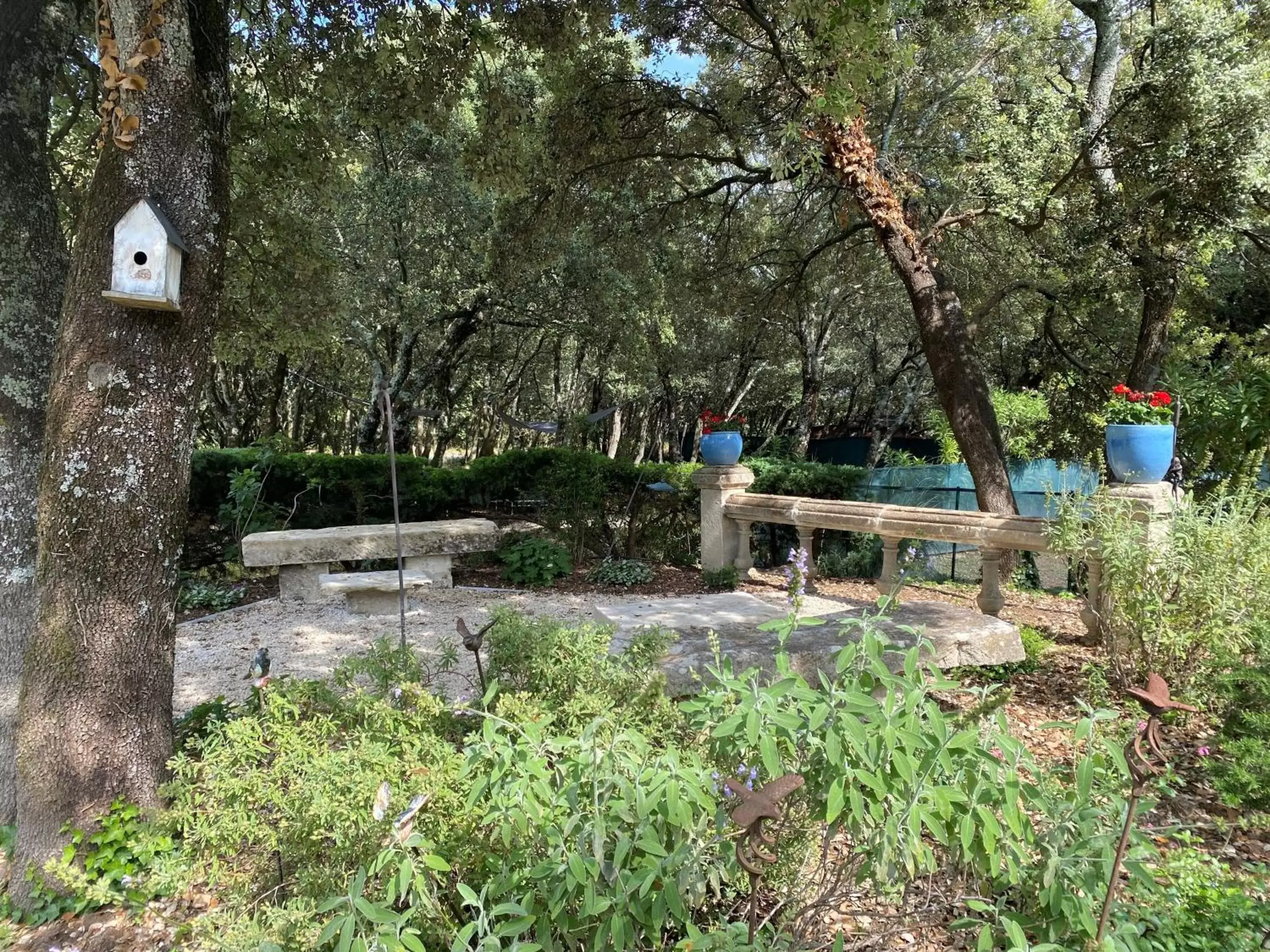 Garden view in La Bastide De Grignan Hotel & Restaurant