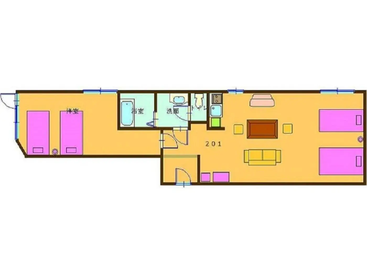 Floor Plan in Condominium Stella Site