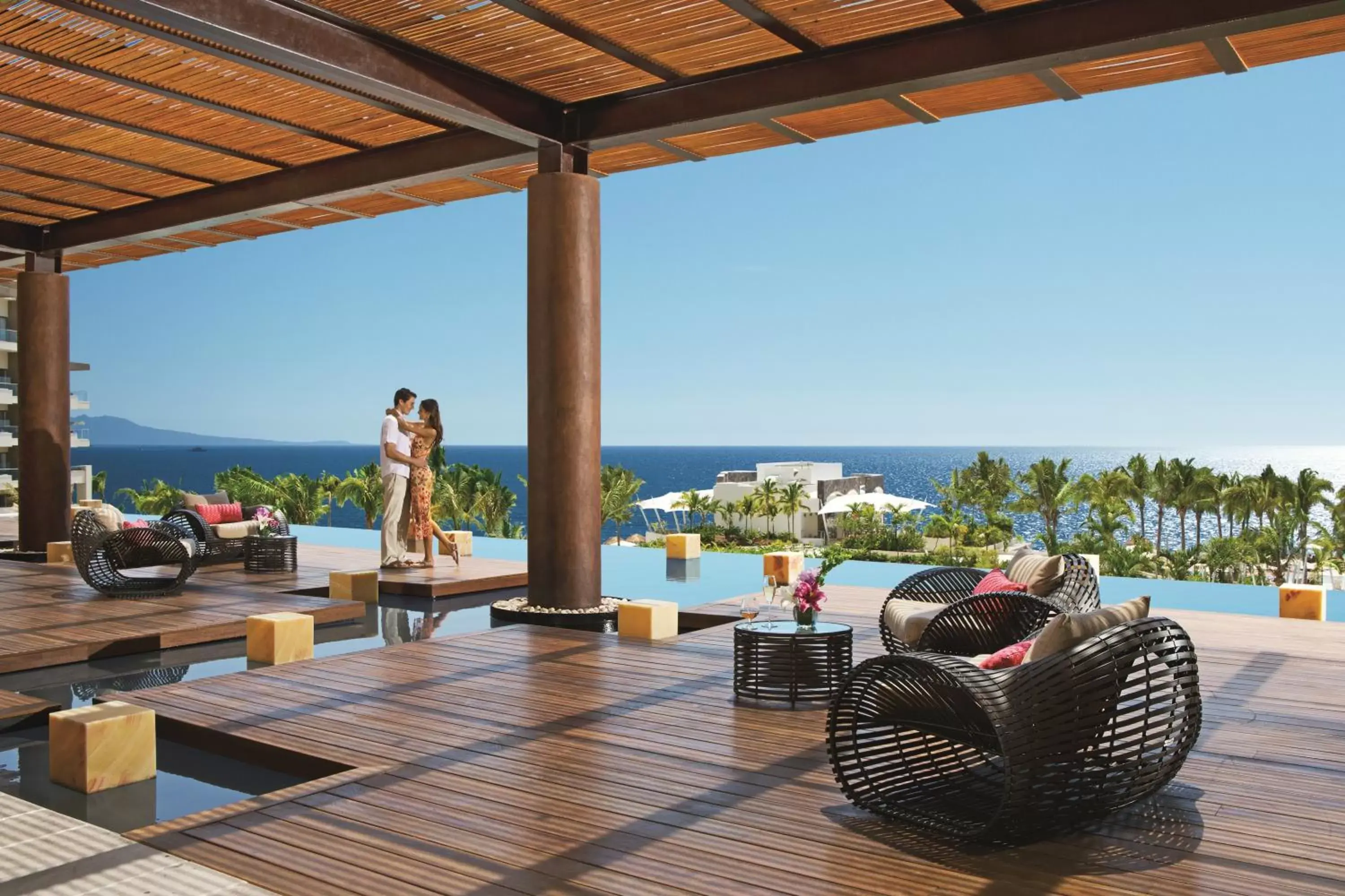 Balcony/Terrace in Secrets Vallarta Bay Resort & SPA - Adults Only