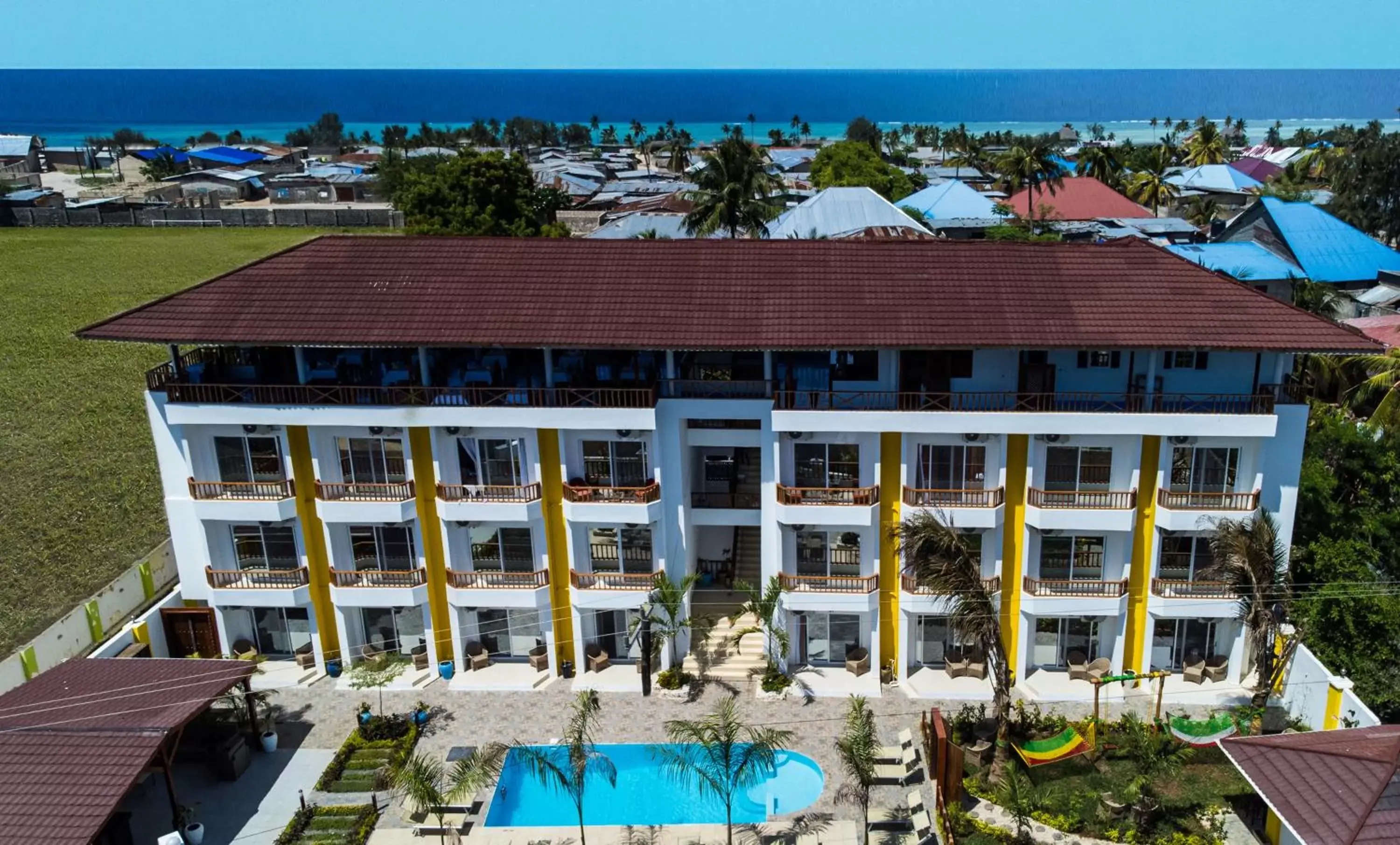 Property building, Pool View in Canary Nungwi Hotel & Free SPA Property building, Pool View in Canary Nungwi Hotel & Free SPA