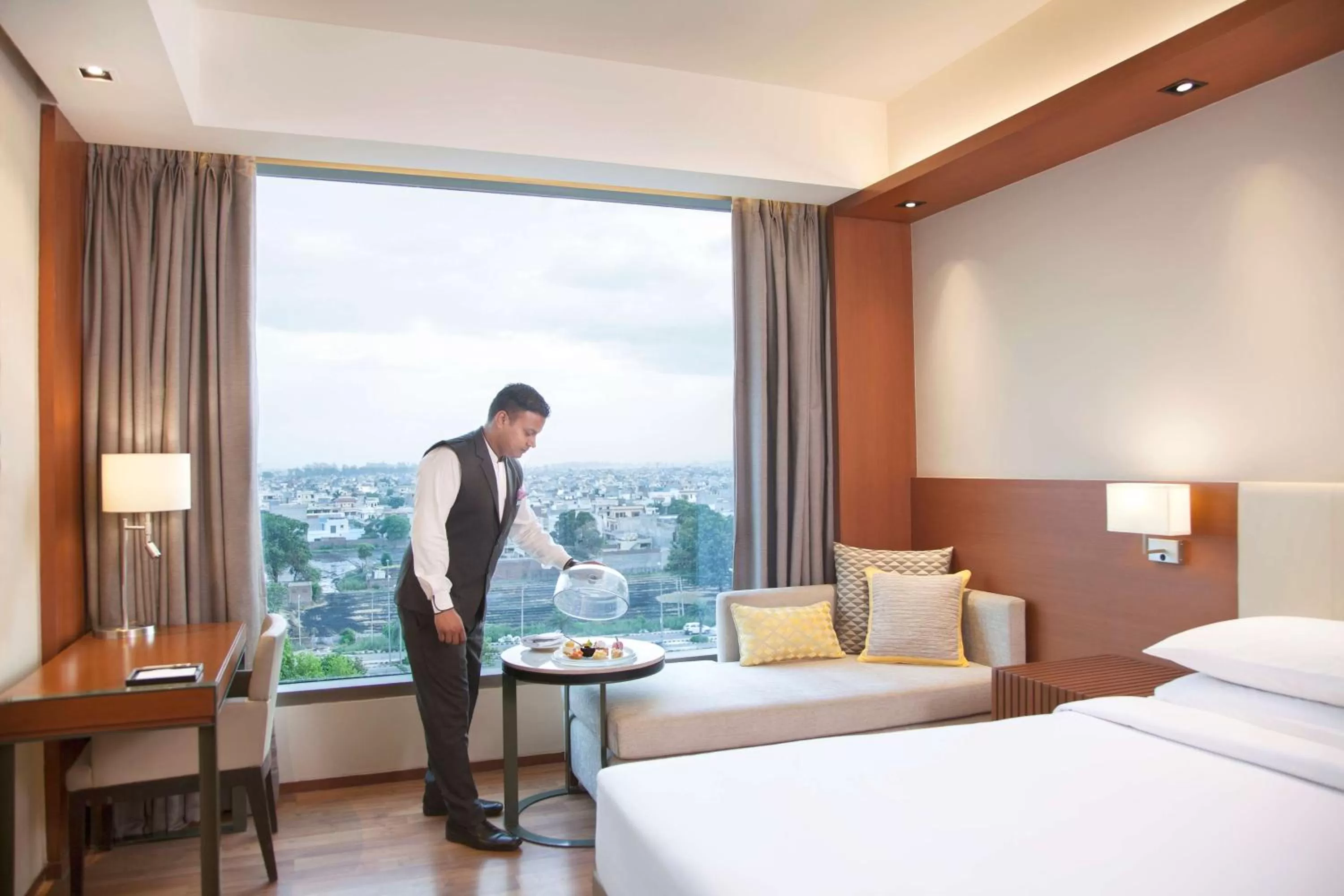 Photo of the whole room, Bed in Hyatt Regency Amritsar Hotel & Spa