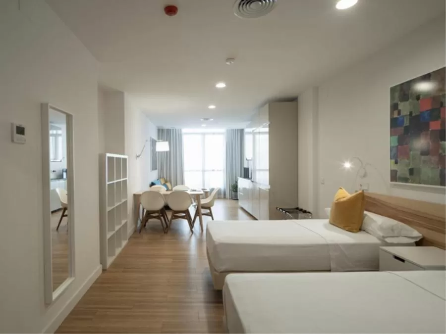 Bed in Mush Room Apartamentos