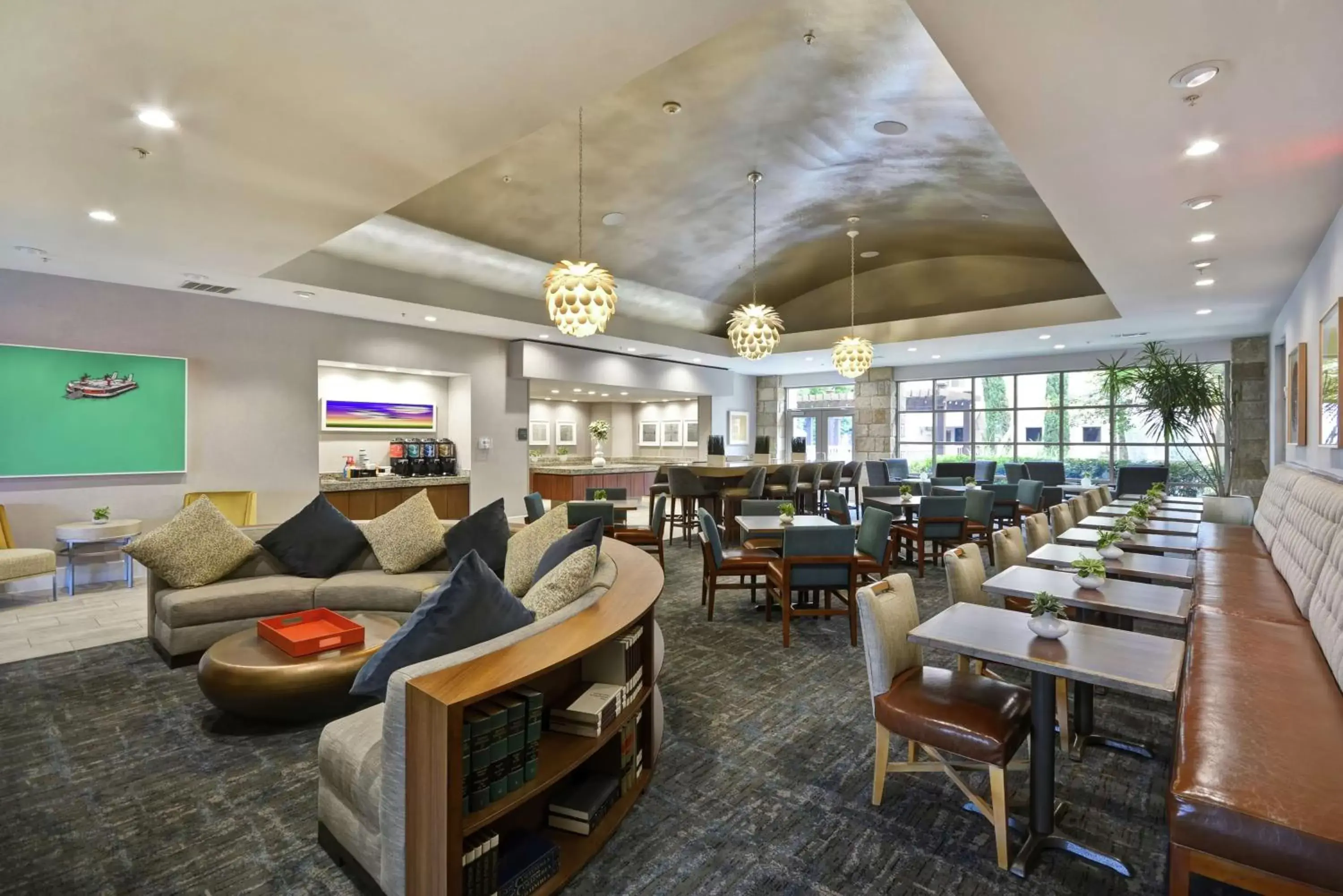 Lobby or reception, Restaurant/Places to Eat in Homewood Suites Dallas-Frisco