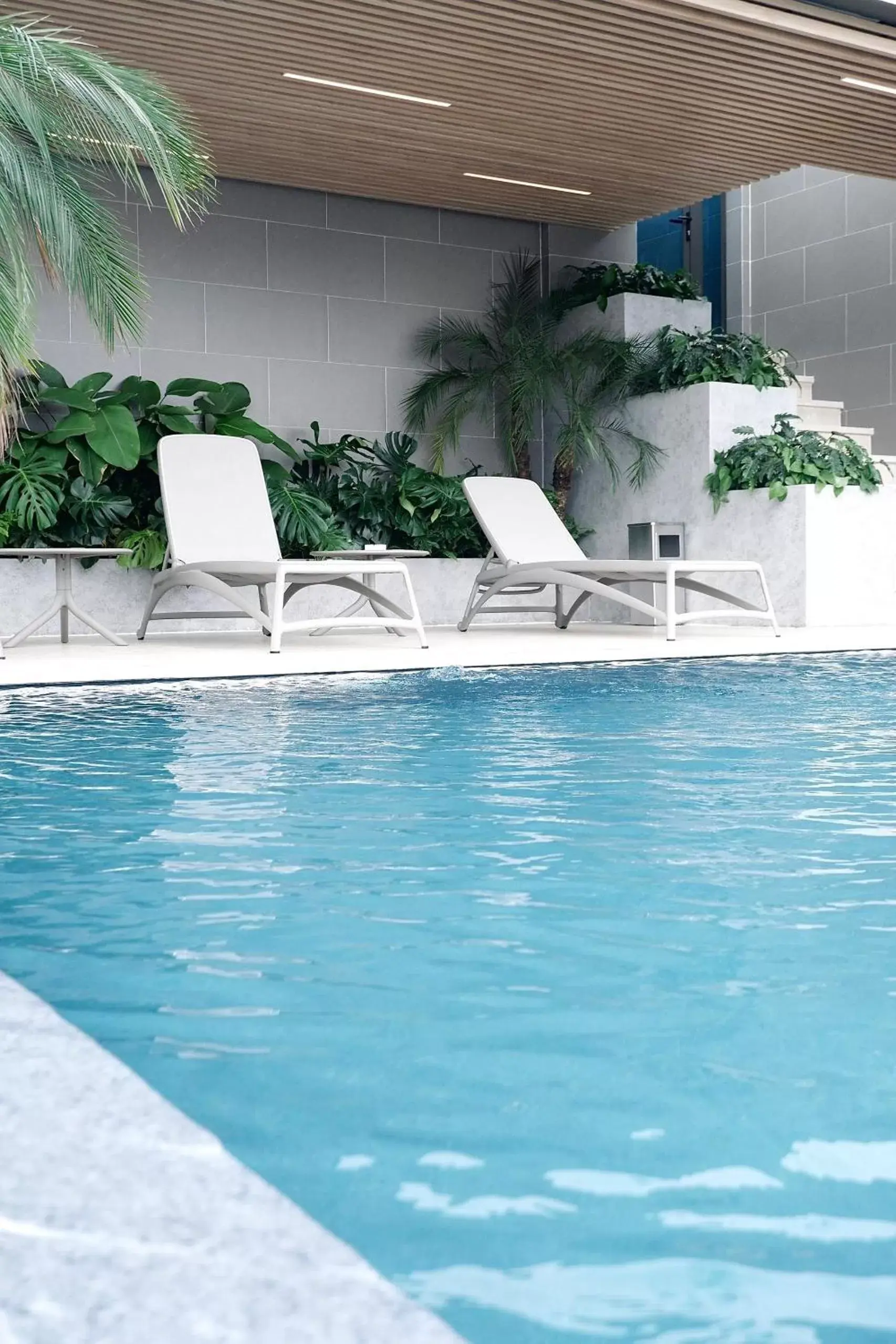 Pool view in D'Lecia Ha Long Hotel Pool view in D'Lecia Ha Long Hotel