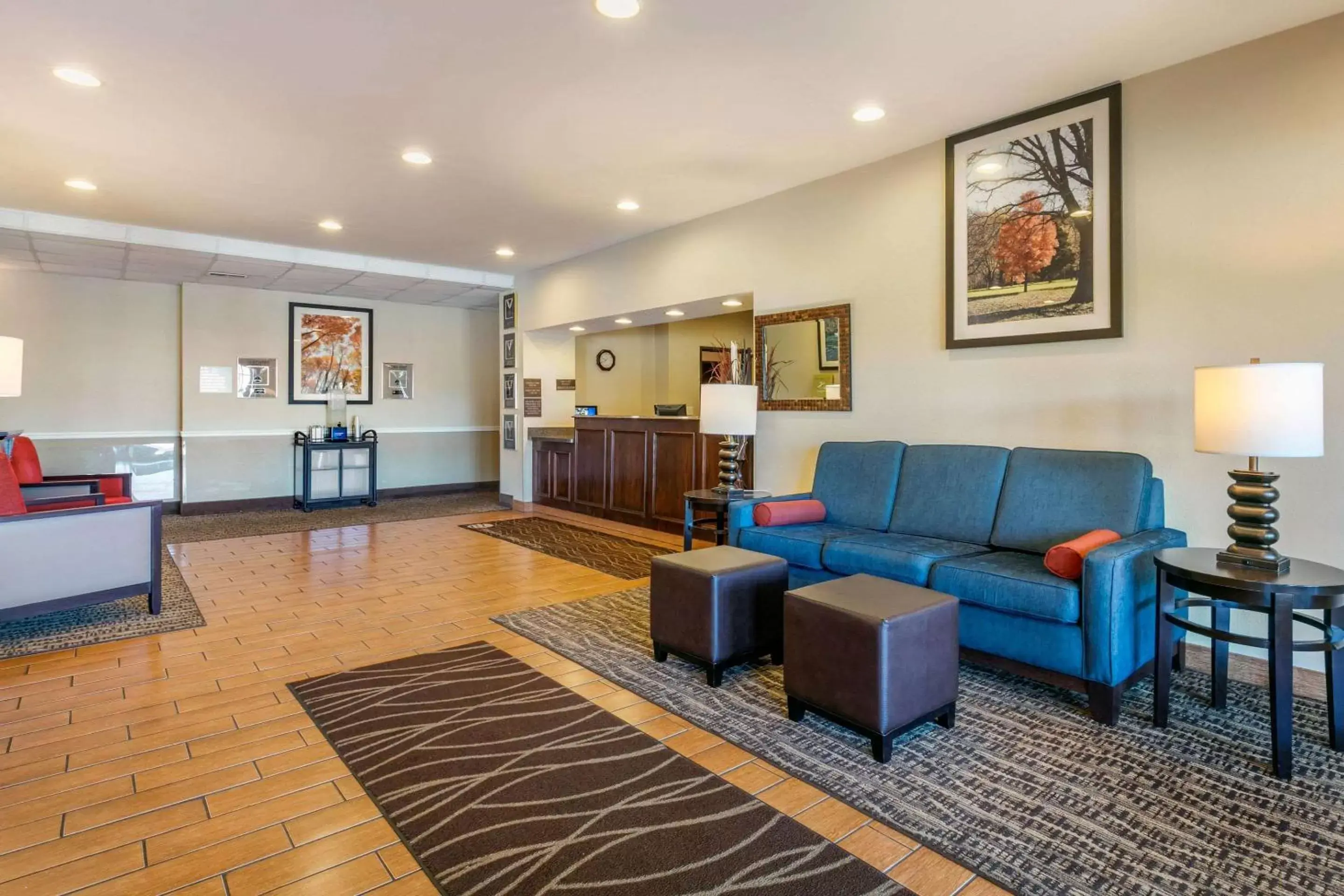 Lobby or reception, Seating Area in Comfort Inn Willow Springs
