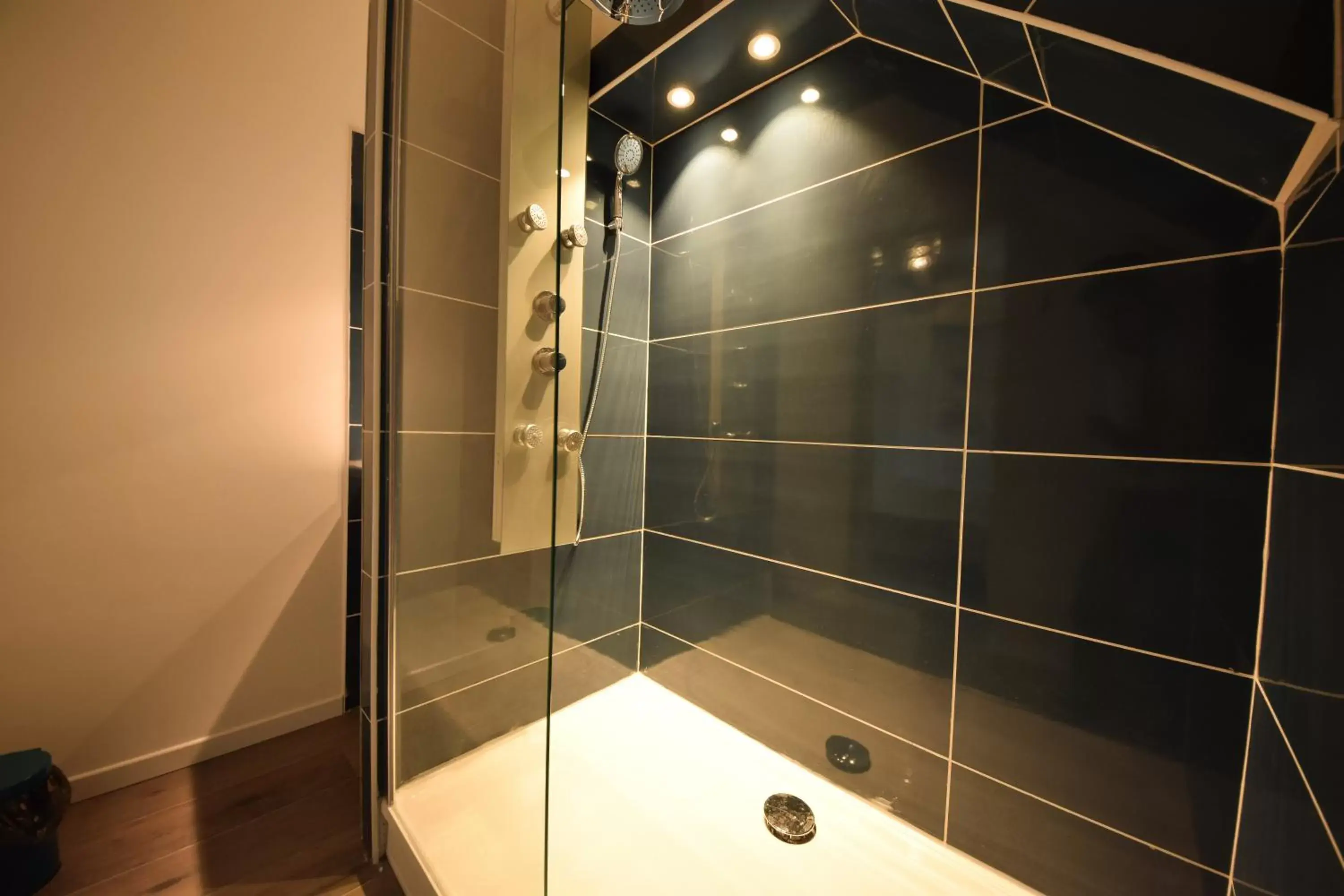 Shower, Bathroom in Chambres d'Hotes Lorengrain