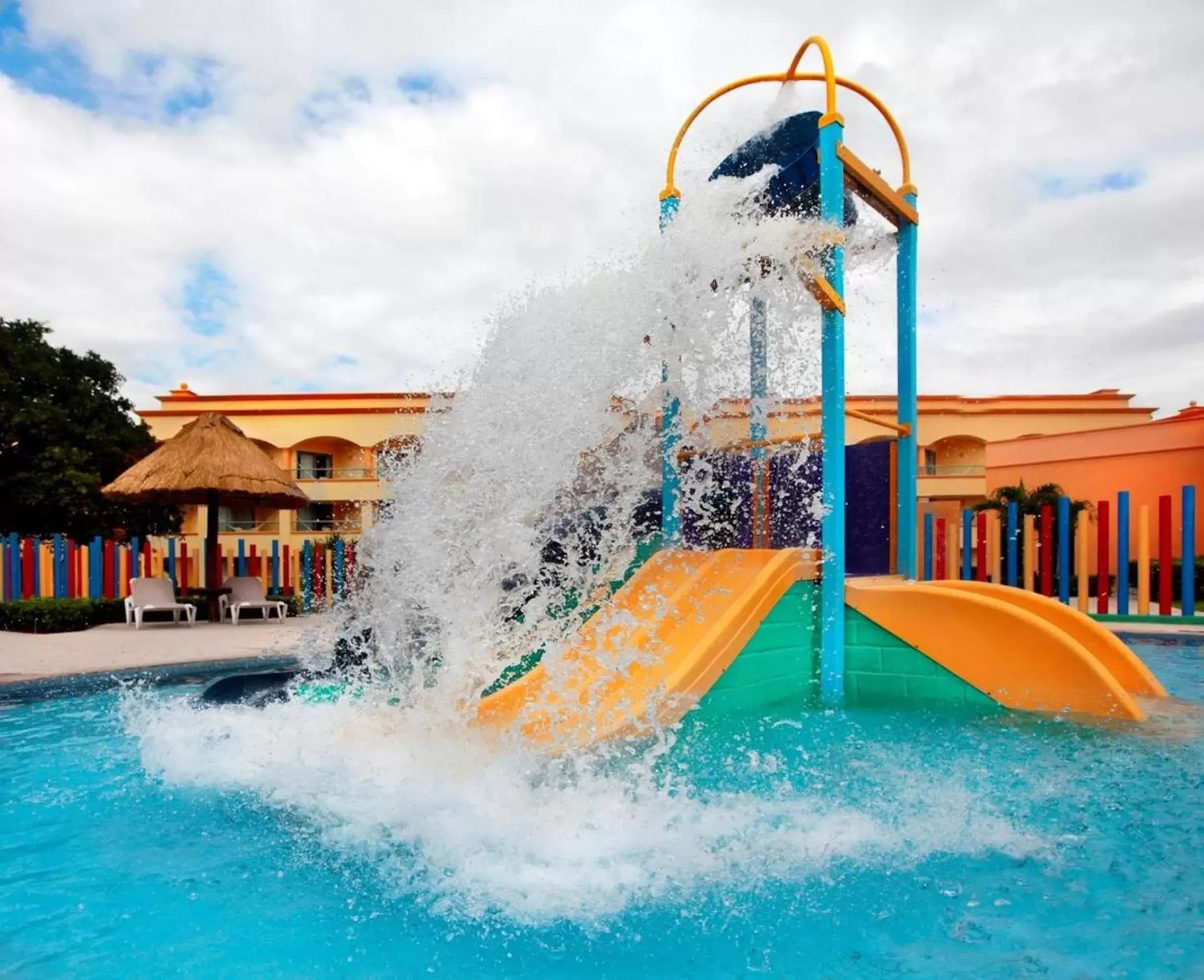 Swimming pool, Water Park in Hard Rock Hotel Riviera Maya - Hacienda All Inclusive