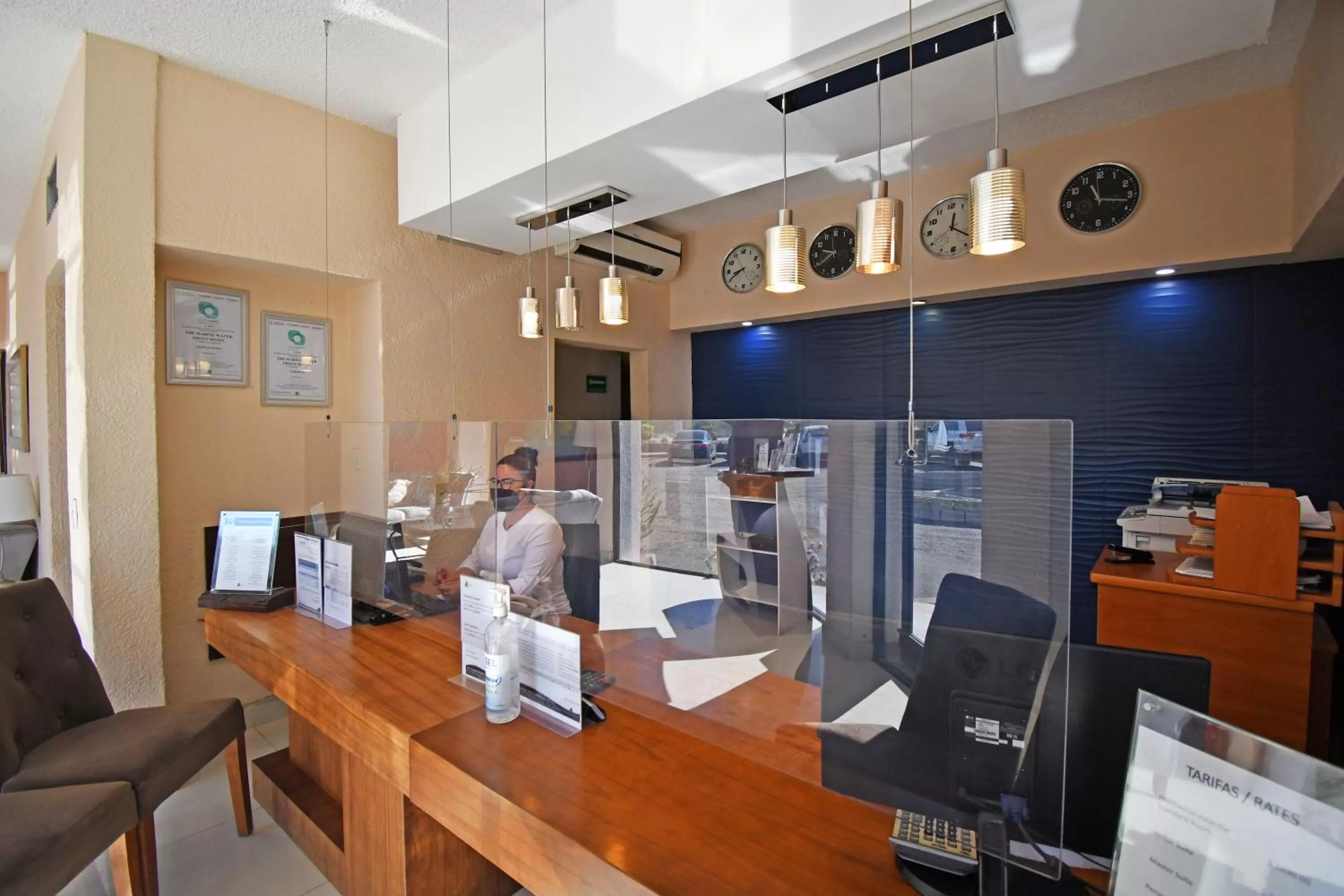 Lobby or reception in The Westmarine Waterfront Hotel