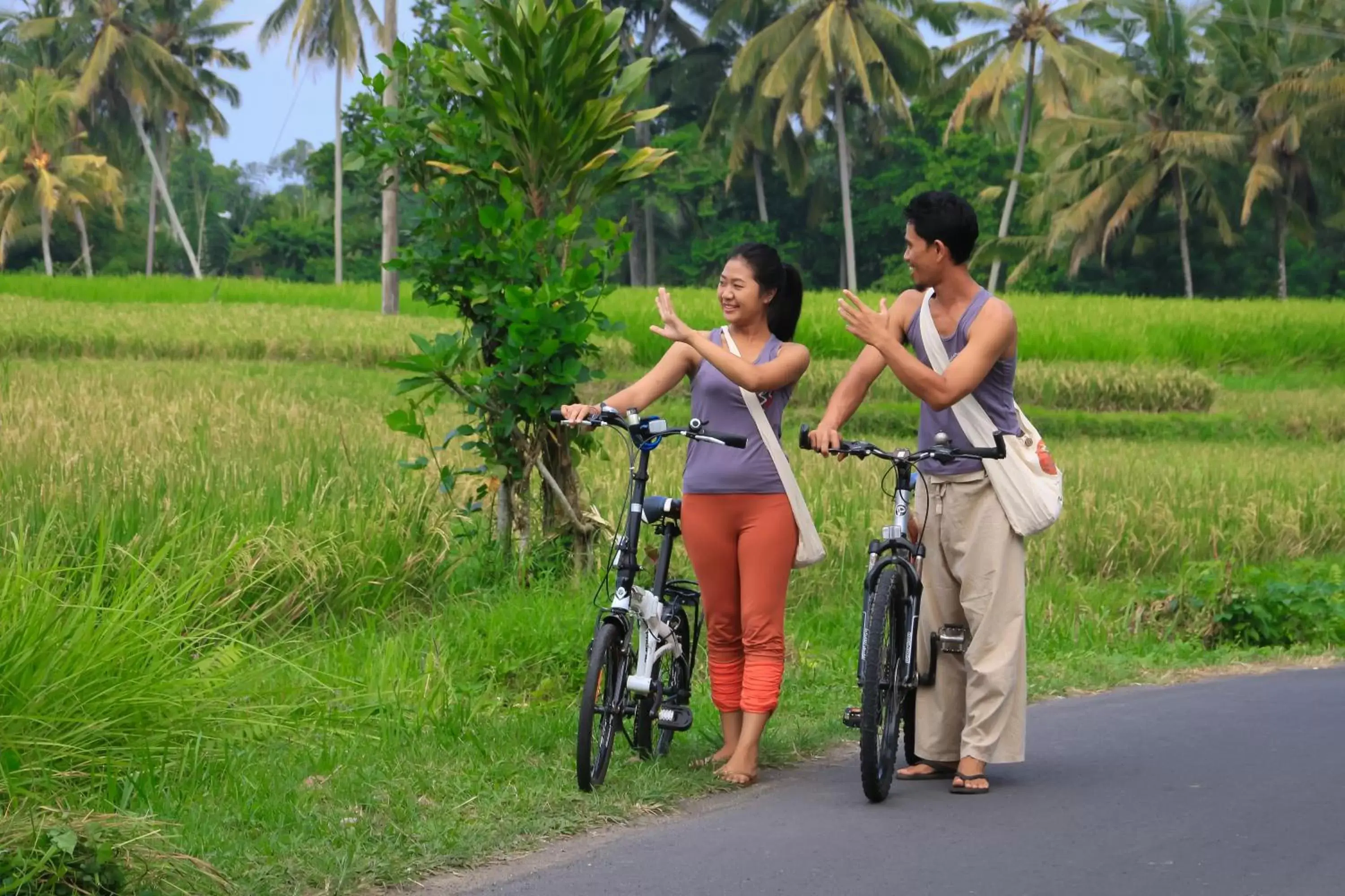 Off site, Biking in Om Ham Retreat and Resort