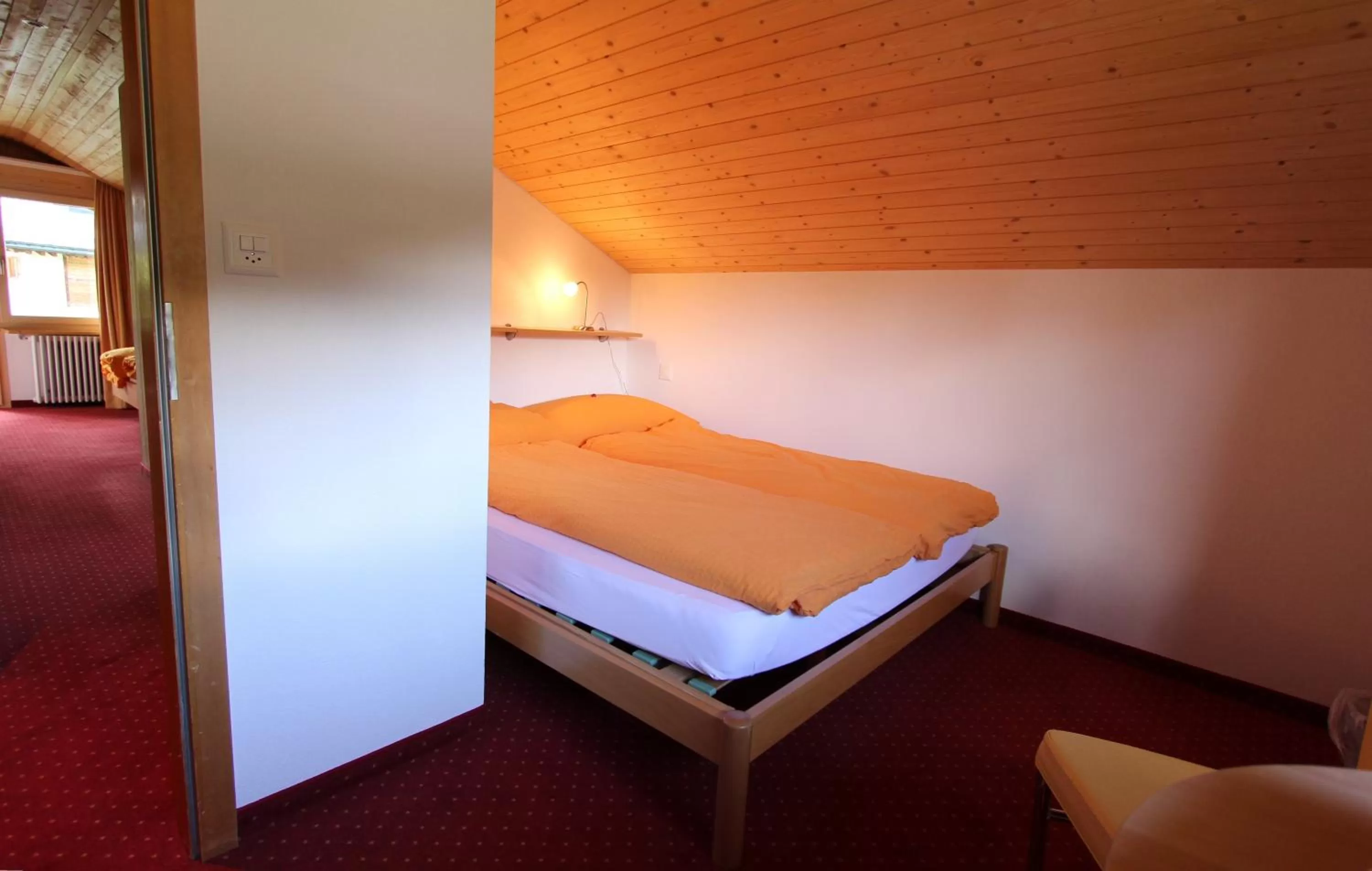 Bed in Pension Mezzaprada