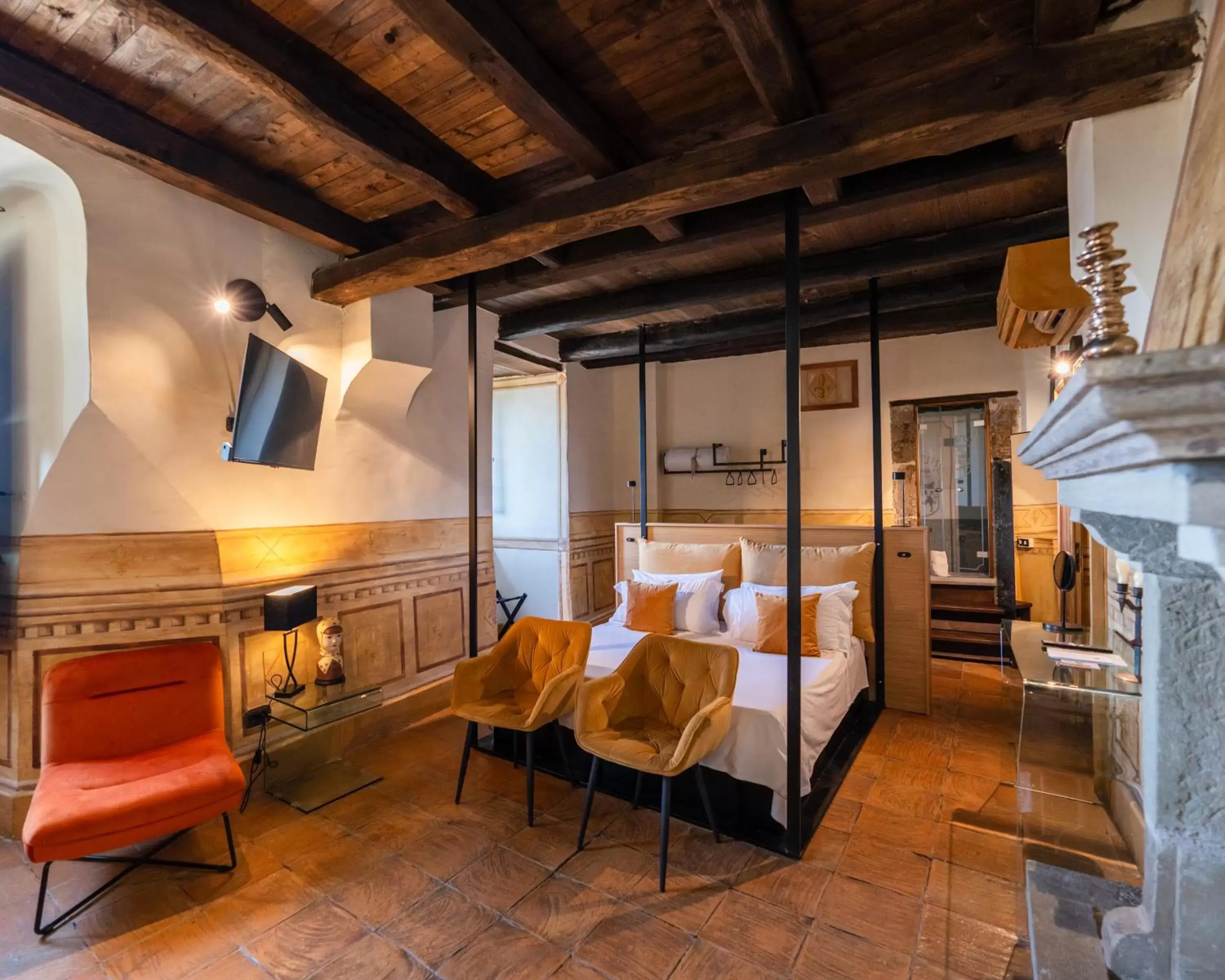 Photo of the whole room in Castello di Limatola