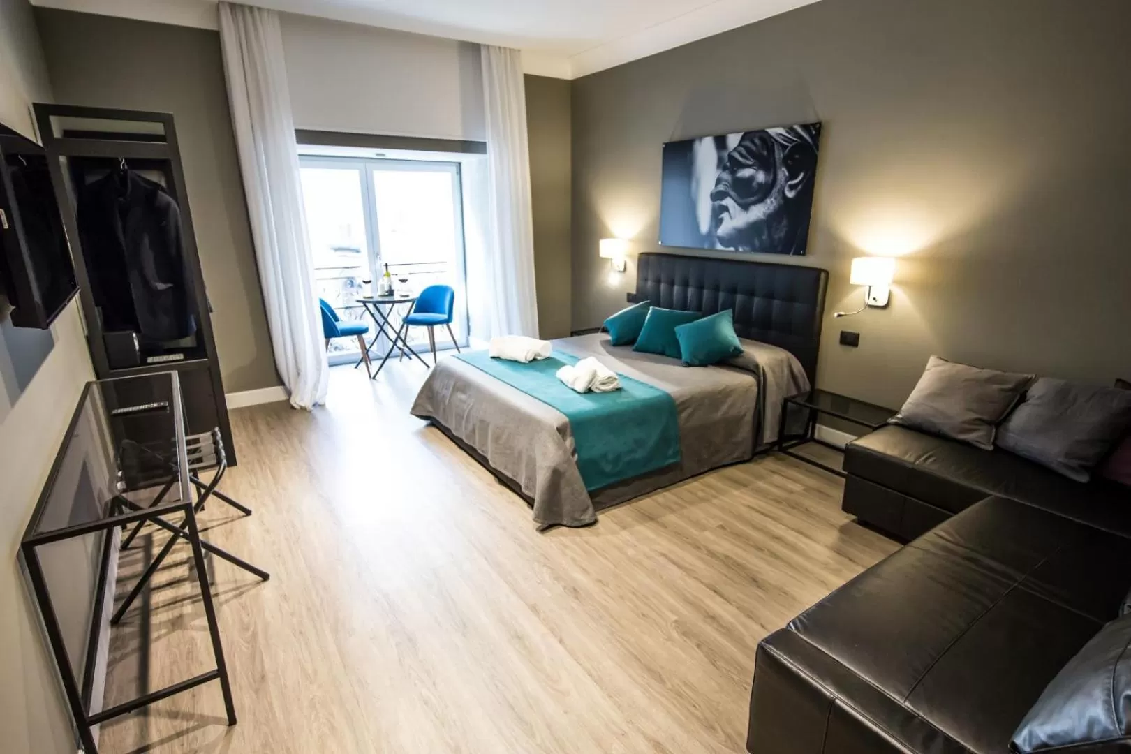 Bedroom, Bed in B&B Art House