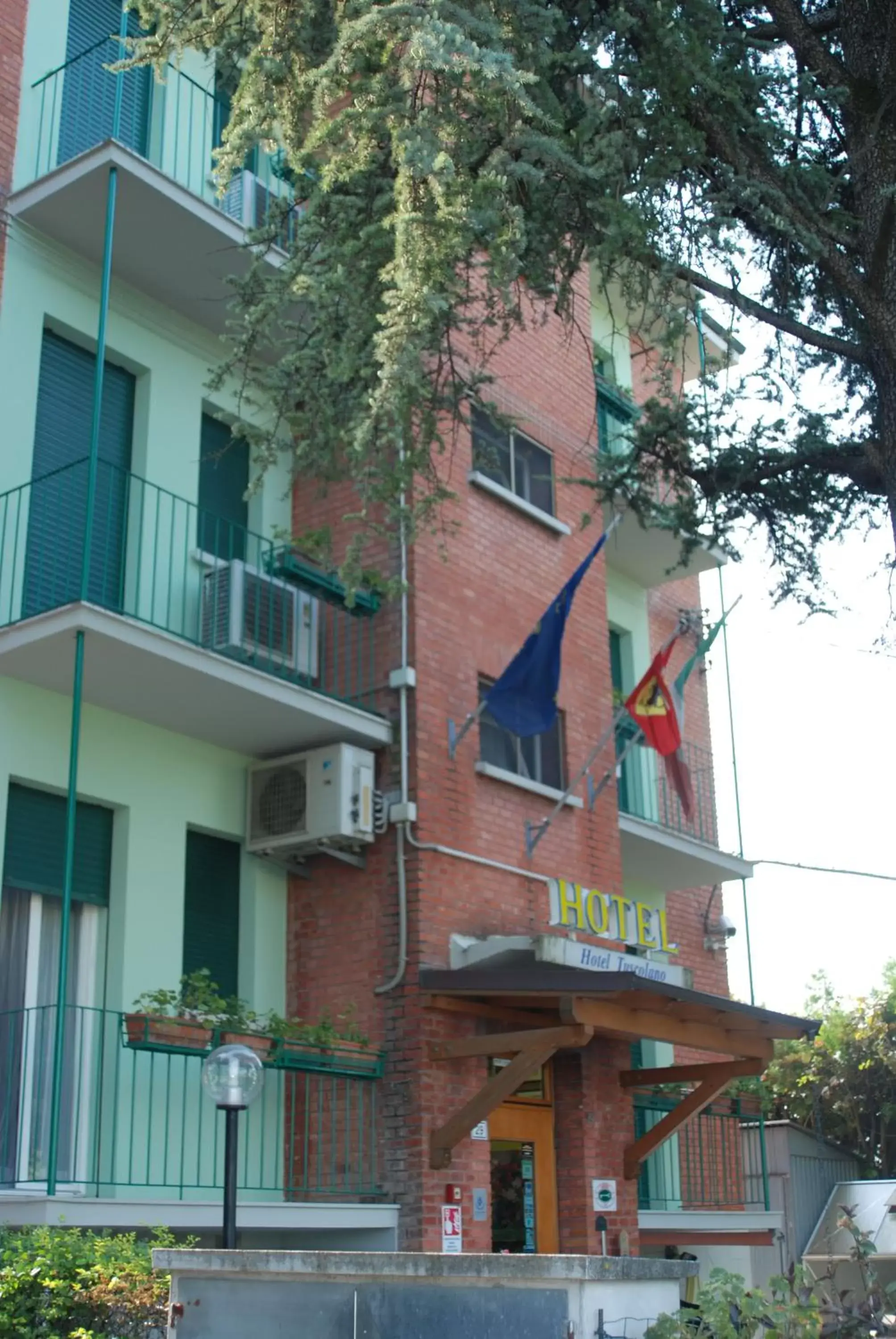 Property building, Facade/Entrance in Hotel Tuscolano