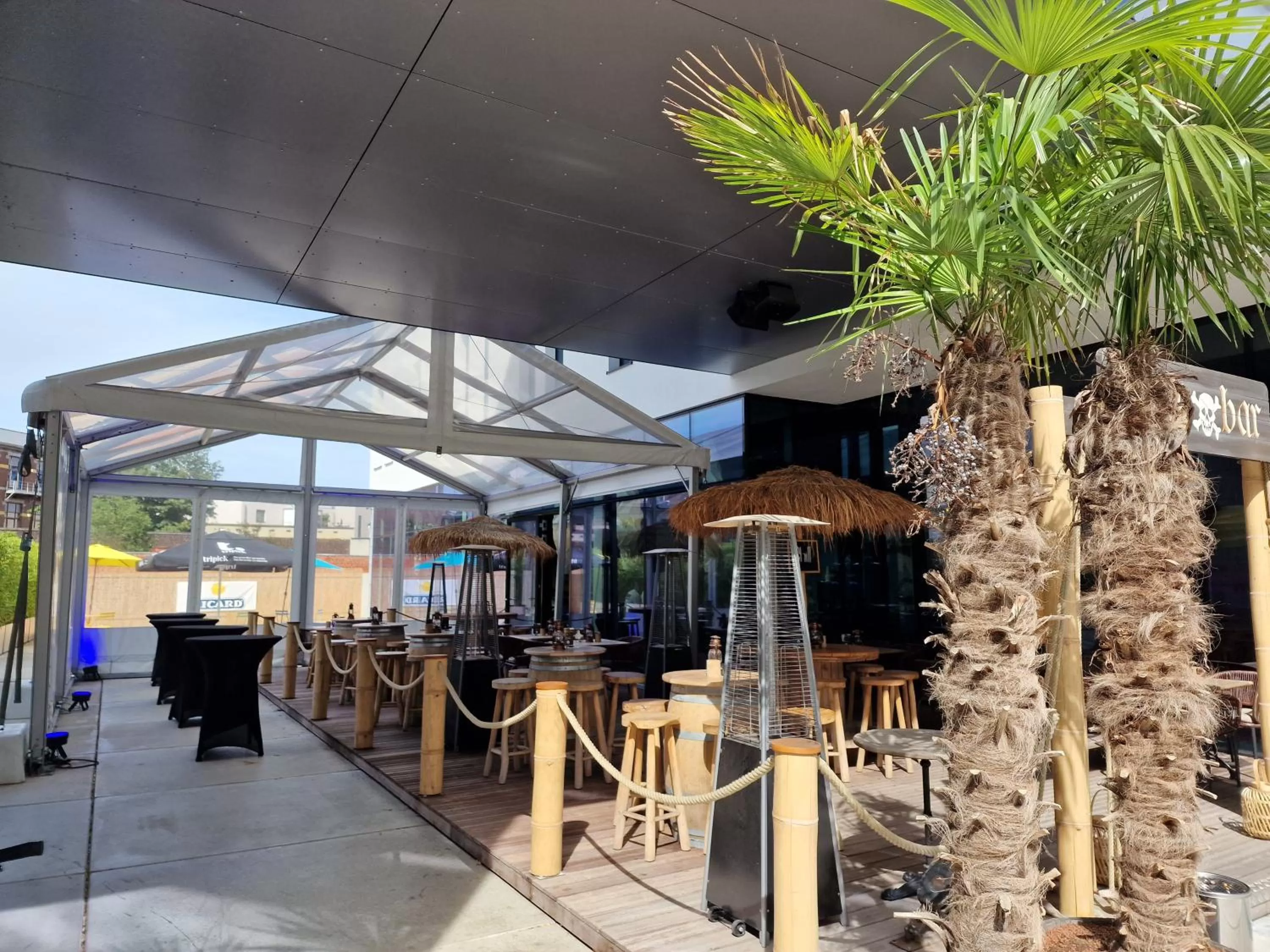 Patio in ibis Styles Liege Guillemins