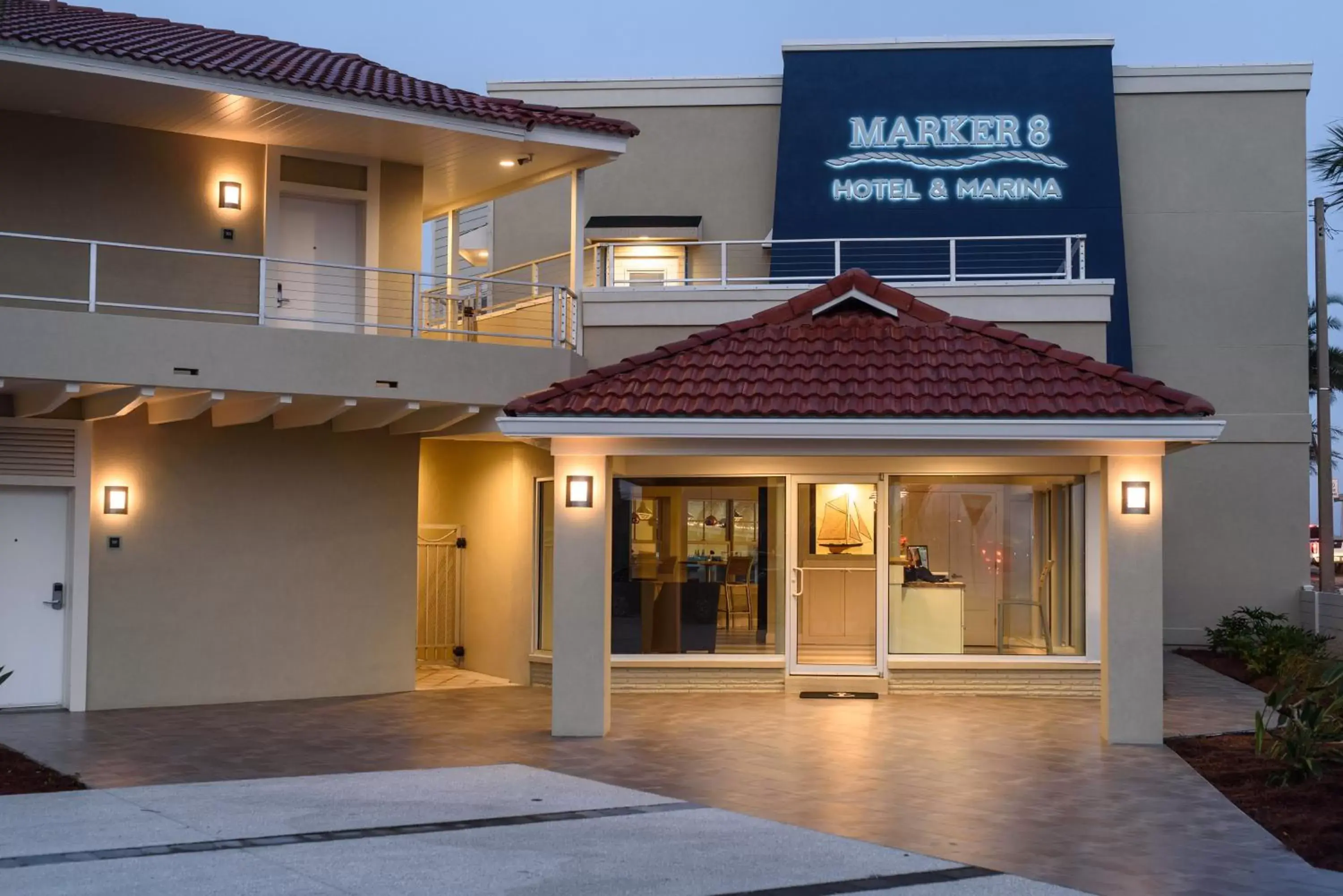 Lobby or reception, Property Building in Marker 8 Hotel and Marina