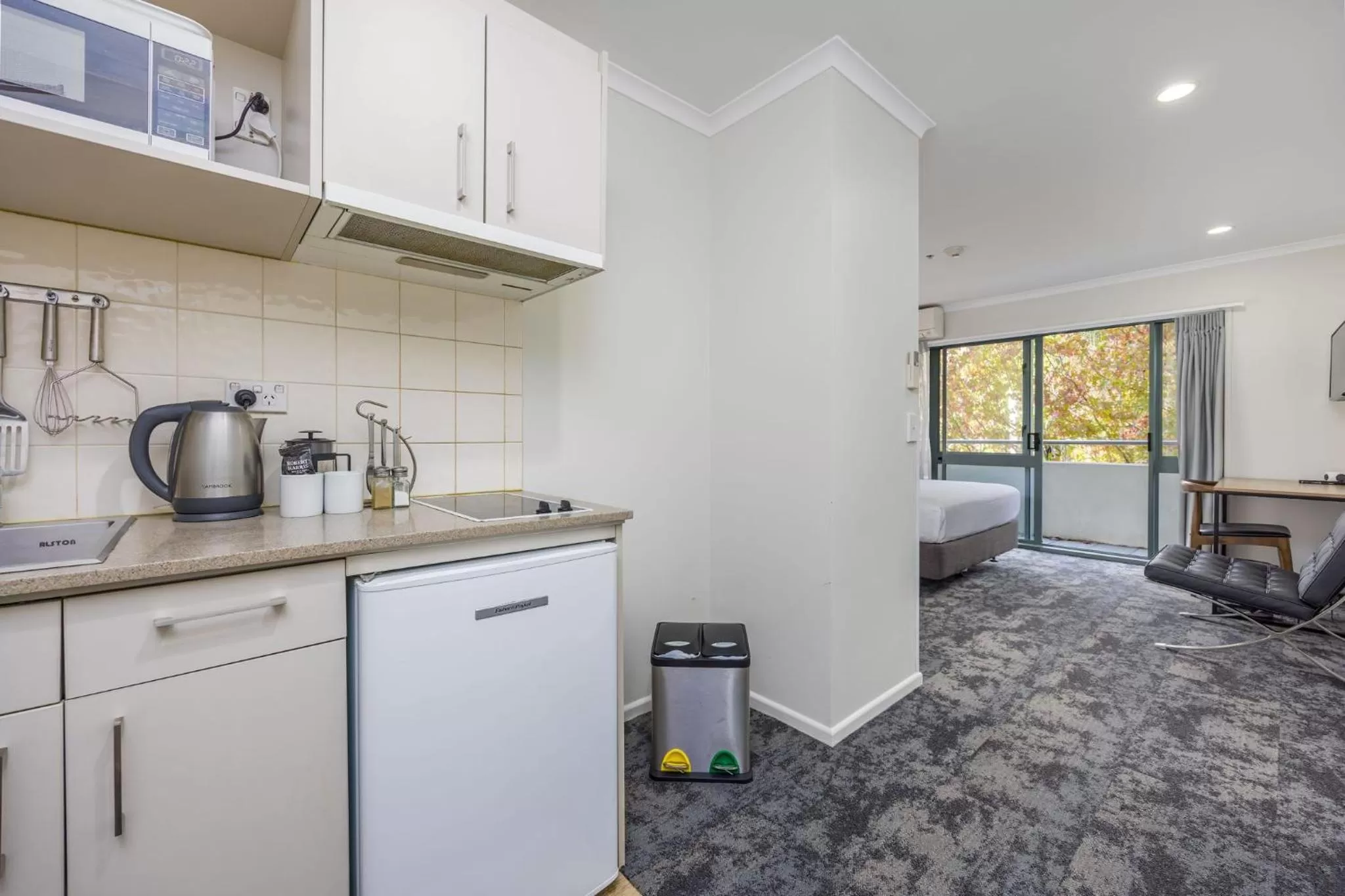 Kitchen or kitchenette in Quest Auckland Serviced Apartments