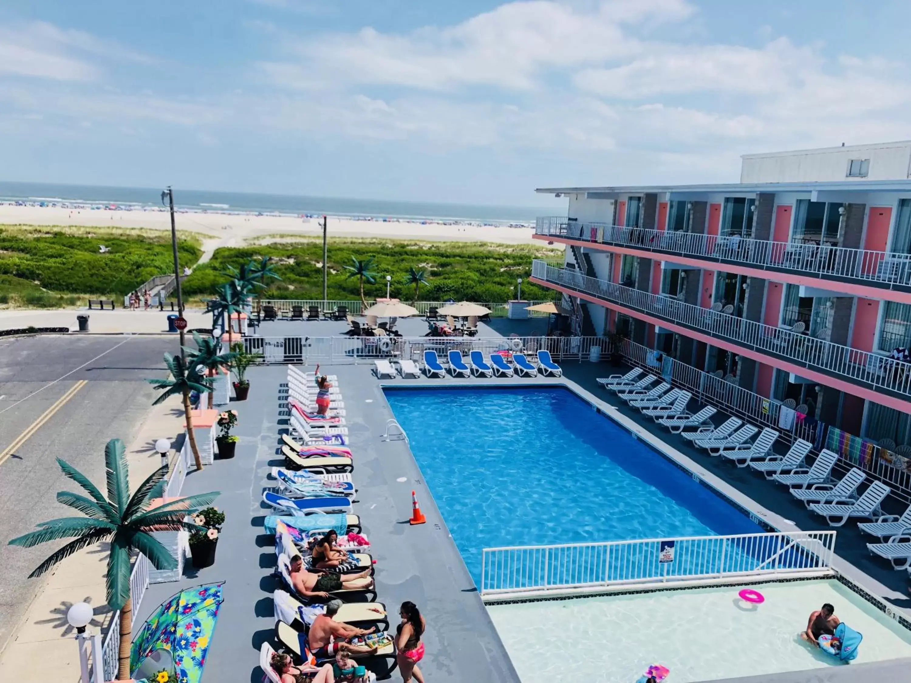 Pool View in Olympic Island Beach Resort