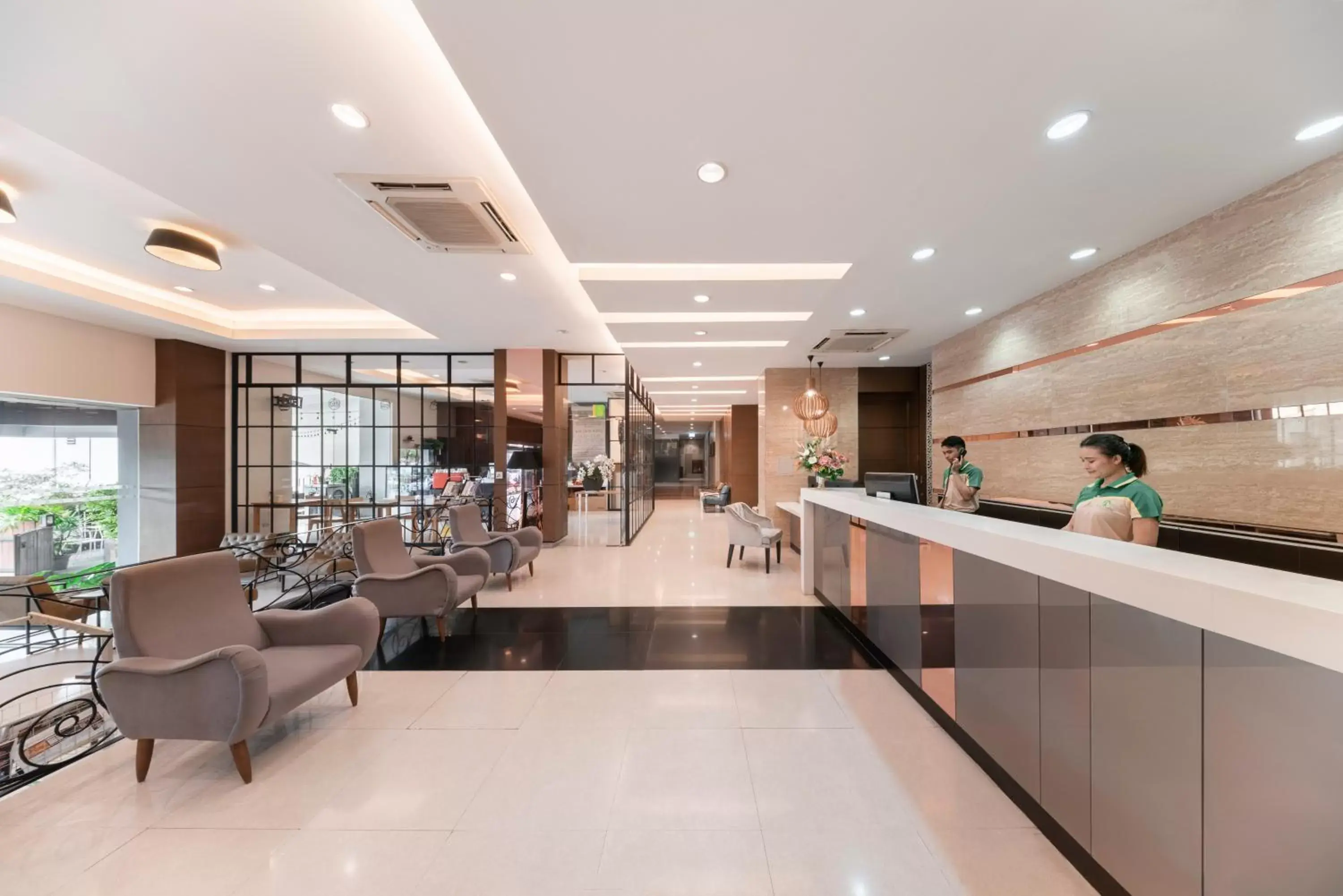 Lobby or reception in At 115 Hotel By Rompo Lobby or reception in At 115 Hotel By Rompo