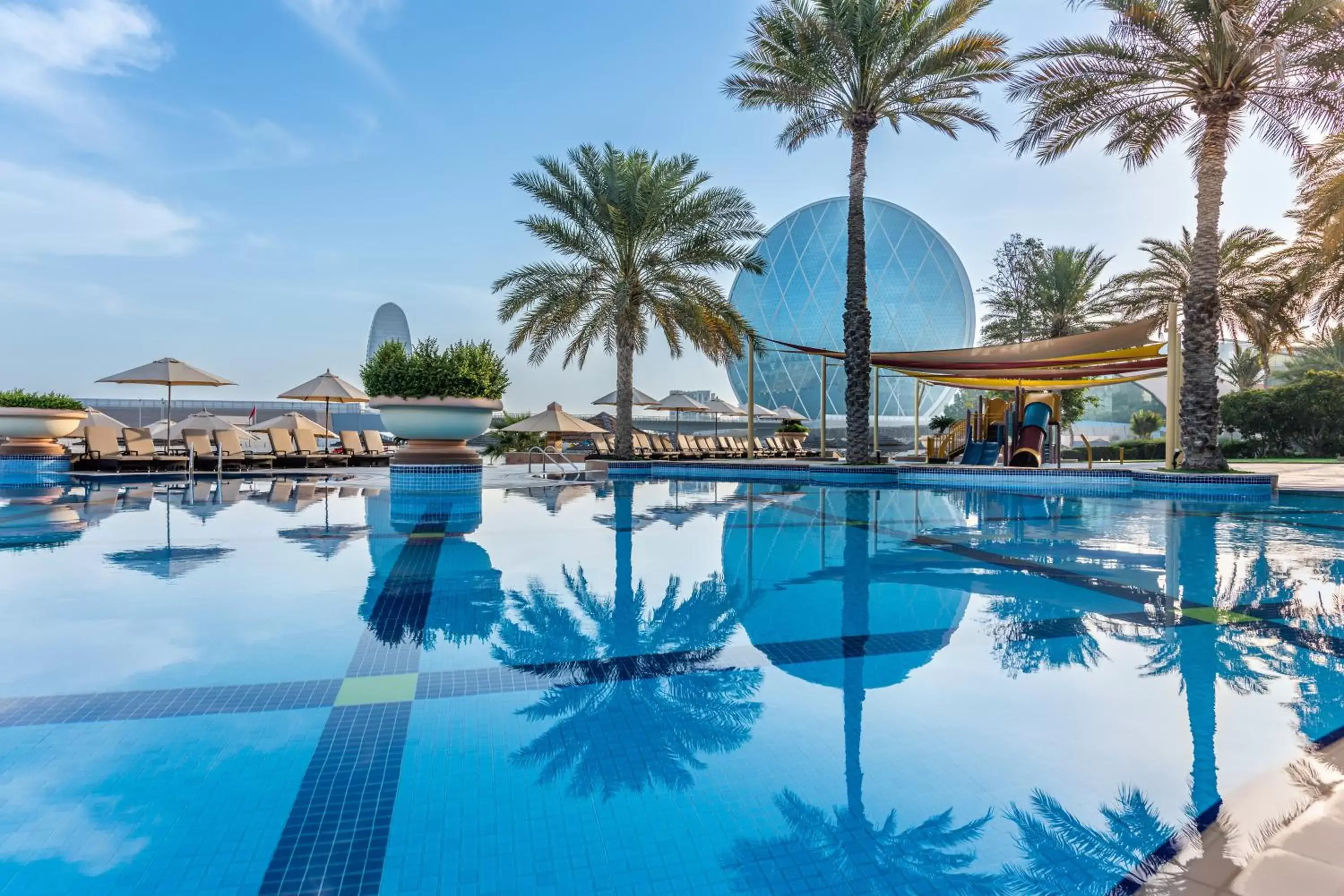 Swimming Pool in Al Raha Beach Hotel