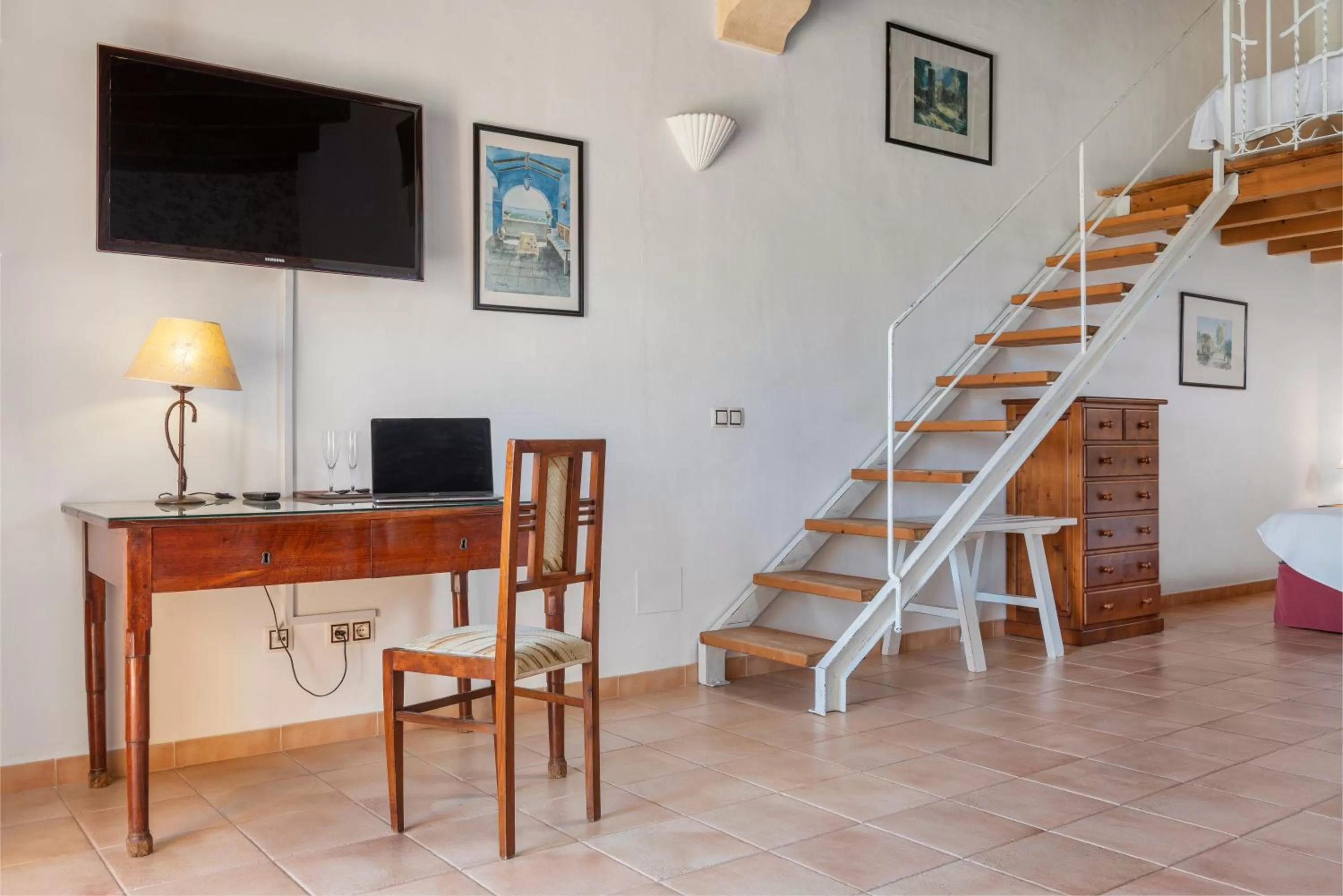 Living room in Finca Hotel Can Canals & Spa