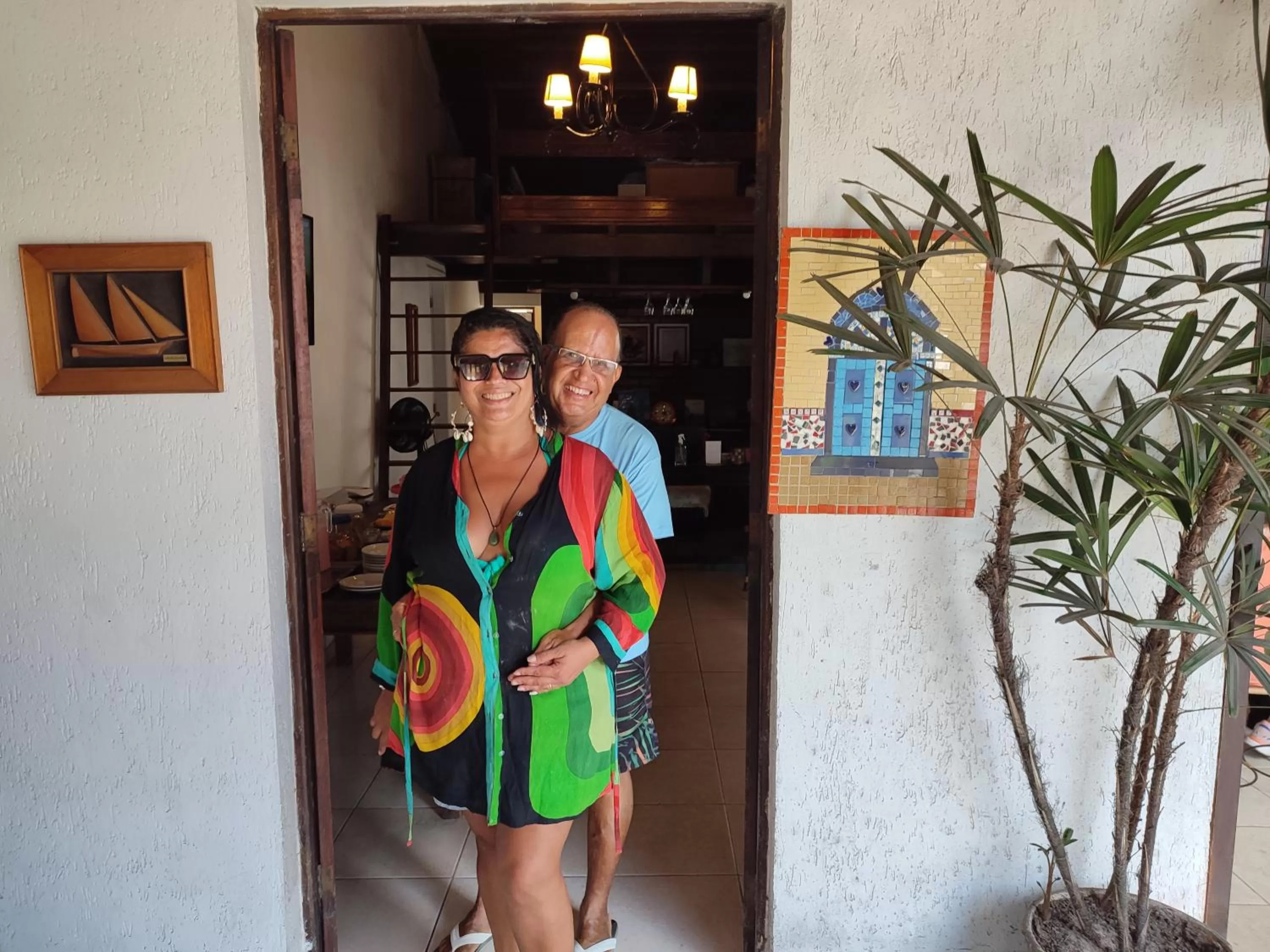 Guests in Pousada L'étage