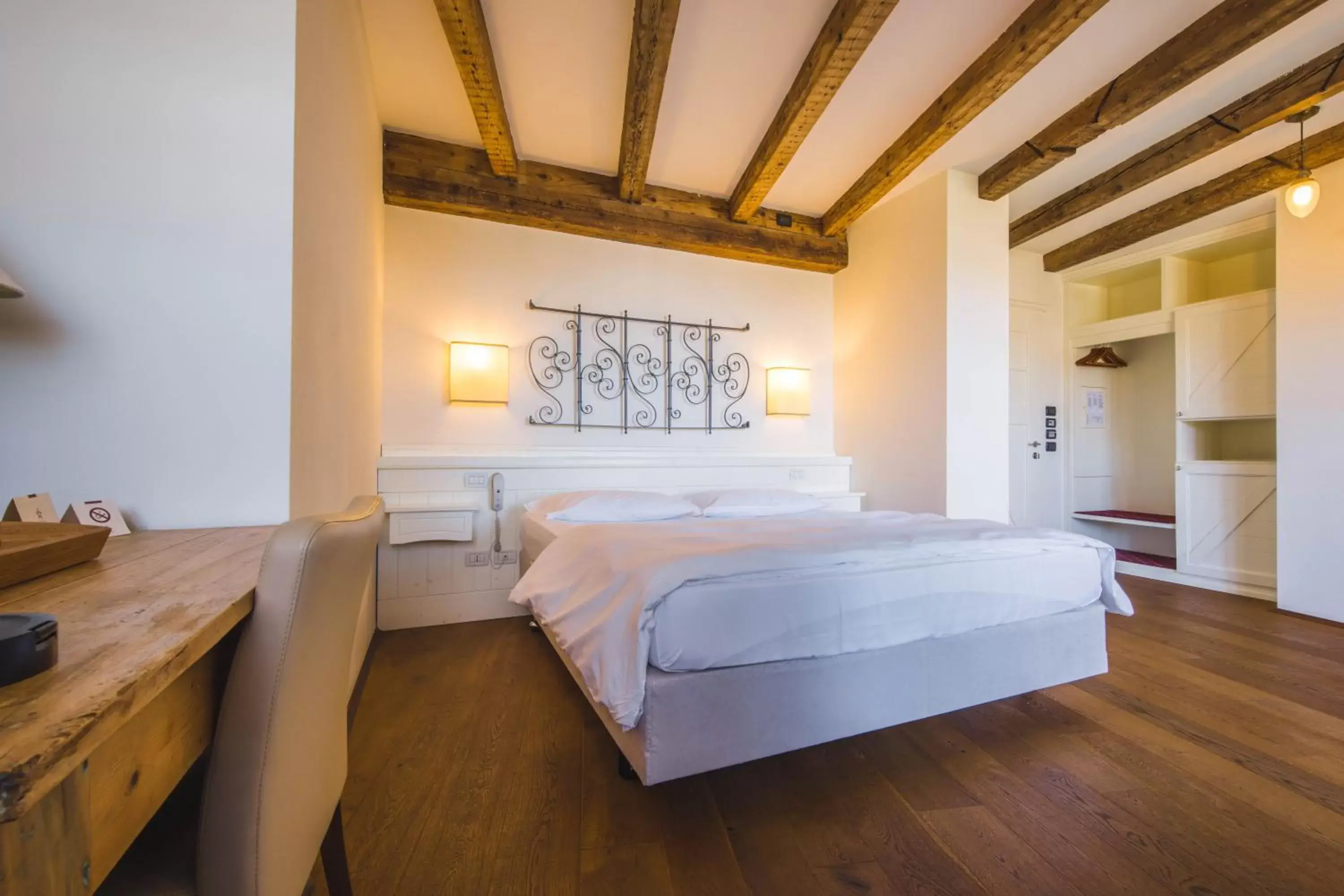 Bedroom, Bed in Hotel Relais Vecchio Maso