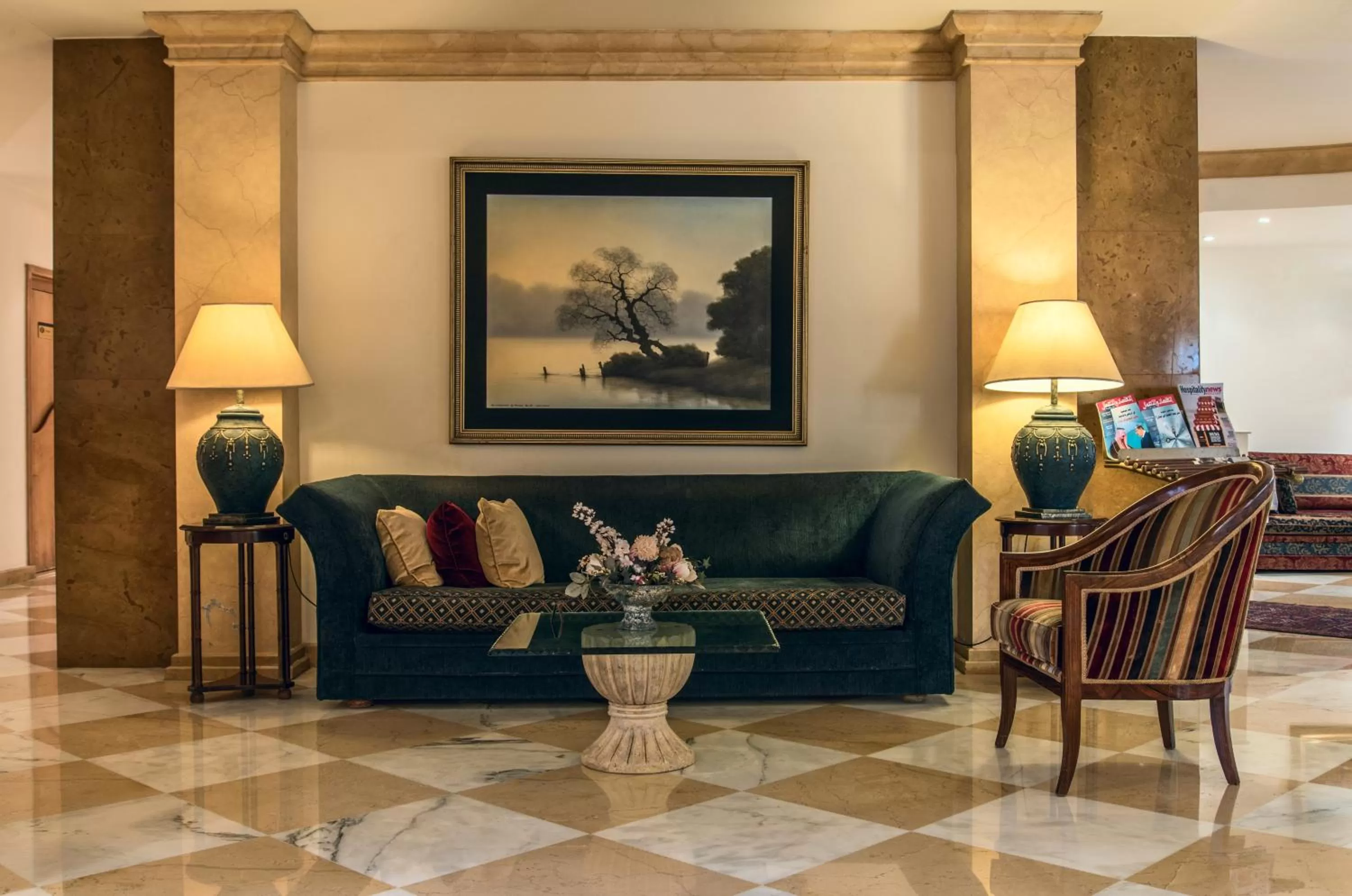 Lobby or reception in Bella Riva Hotel