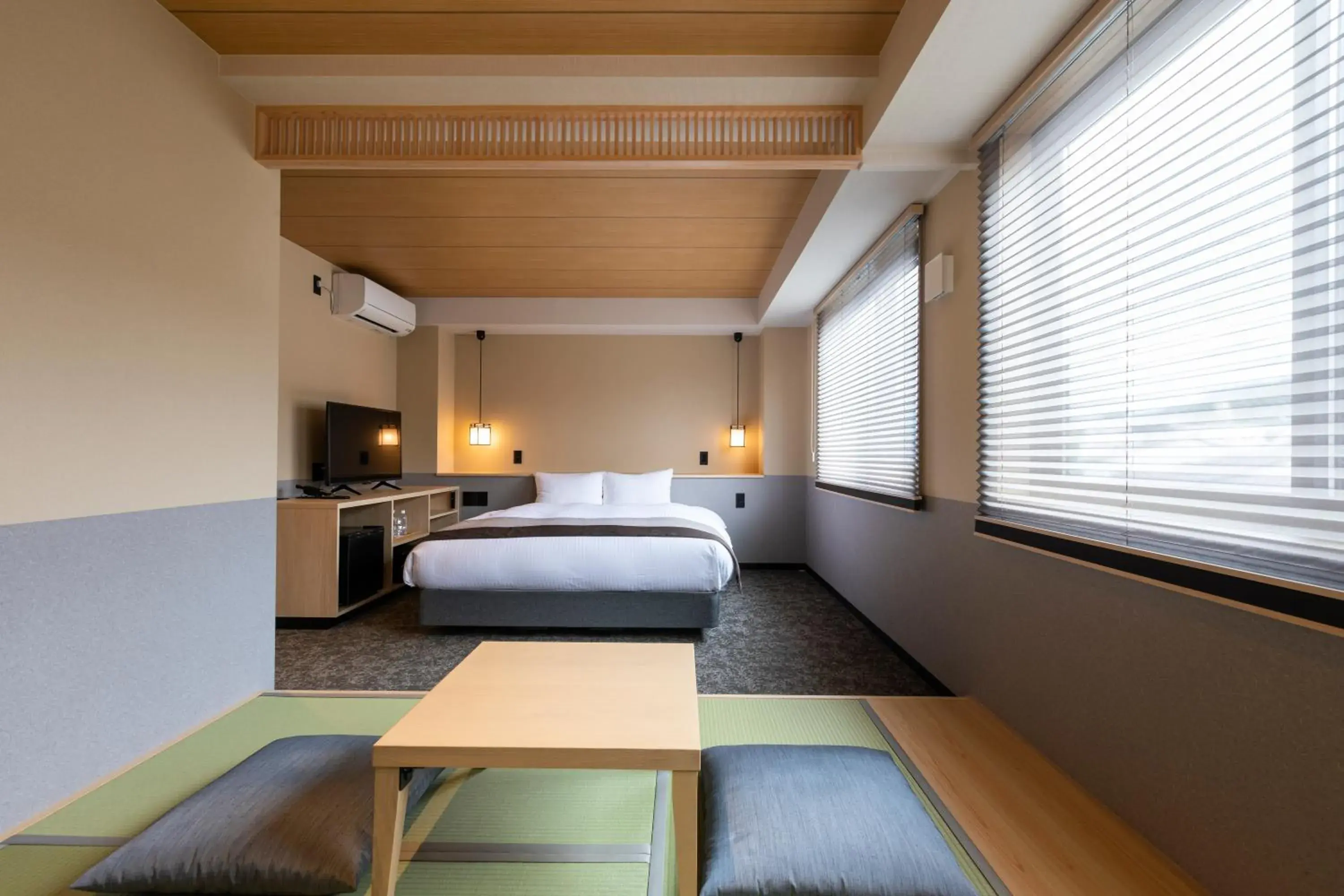 Photo of the whole room, Bed in Rinn Gion Yasaka