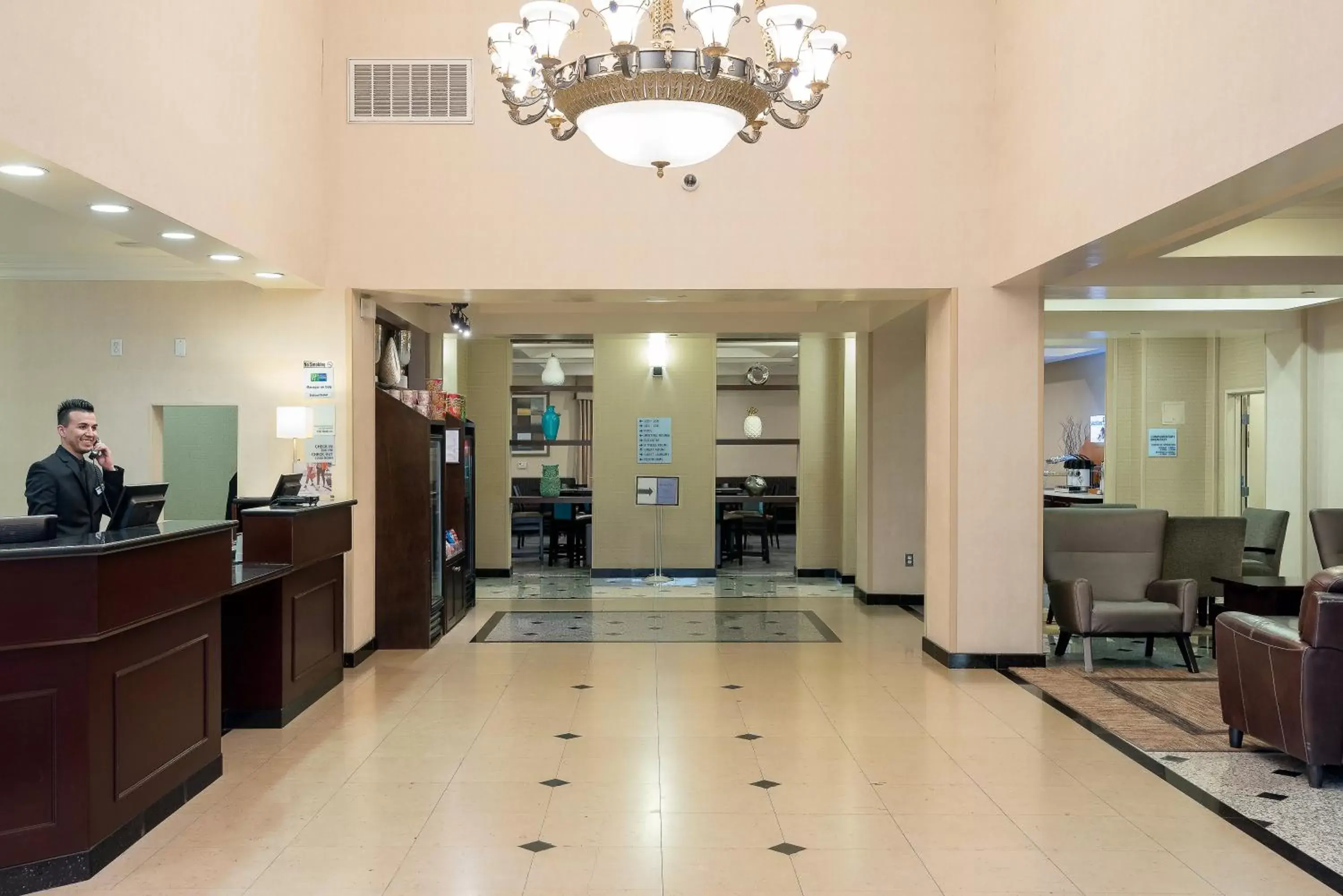 Lobby or reception, Lobby/Reception in Holiday Inn Express Hotel & Suites Los Angeles Airport Hawthorne, an IHG Hotel