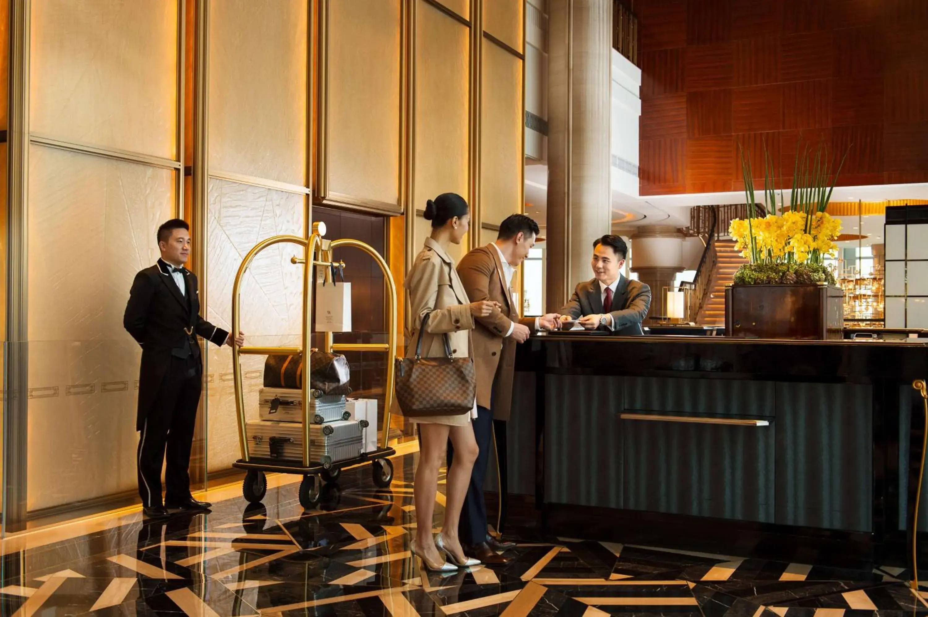 Lobby or reception in Waldorf Astoria Chengdu