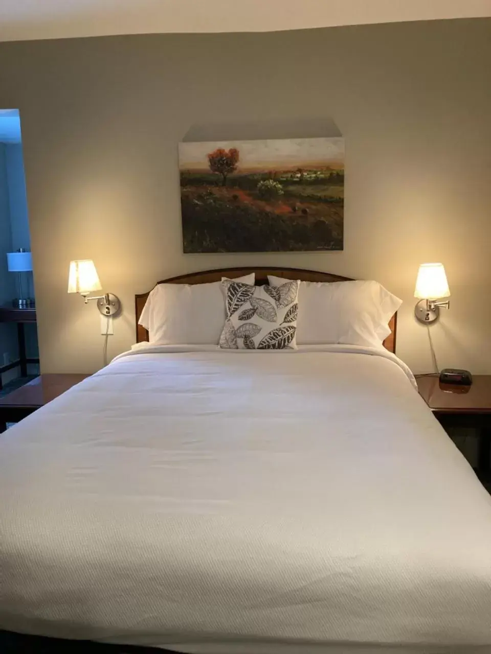 Bed in Country Squire Inn and Suites