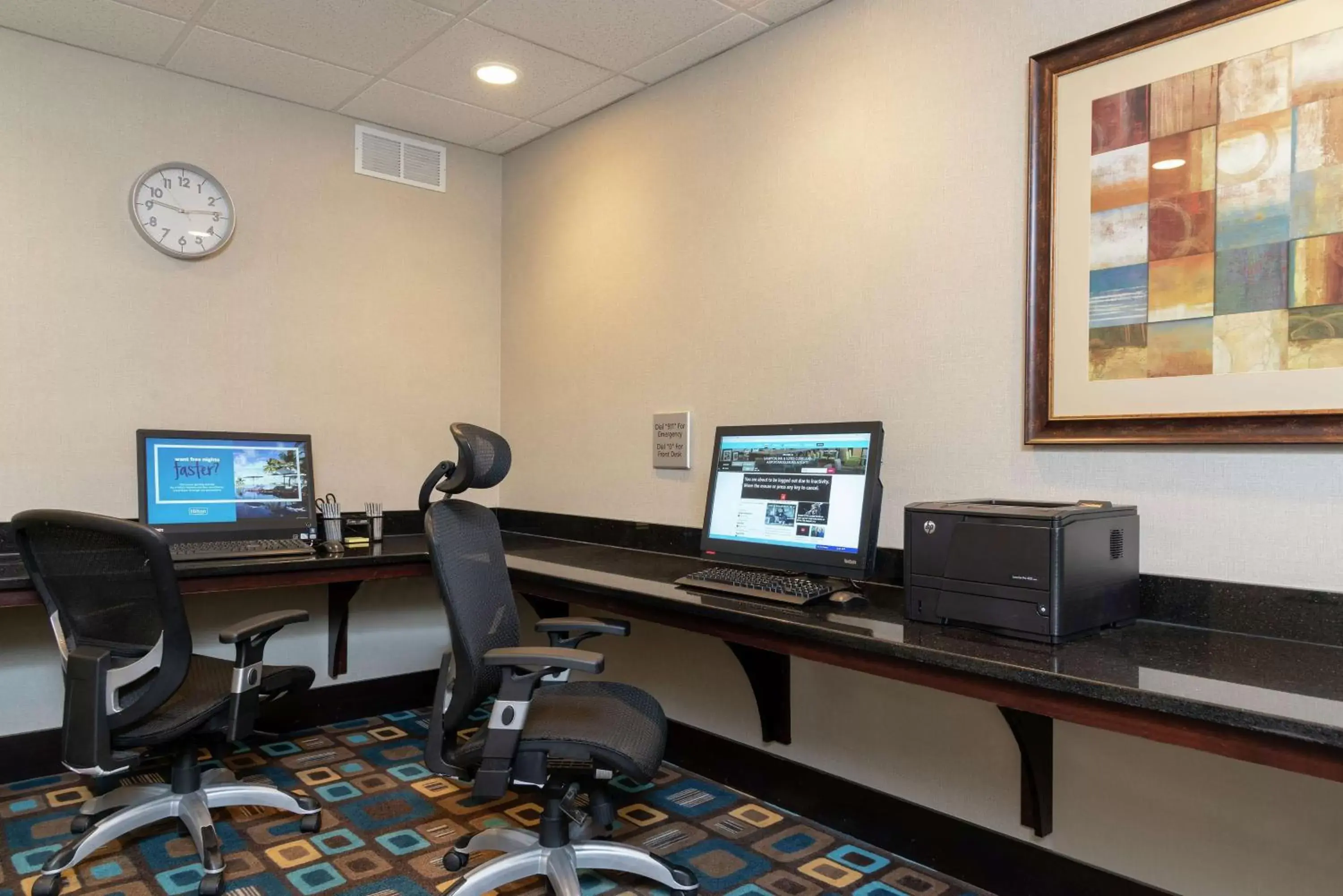 Business facilities, Business Area/Conference Room in Hampton Inn & Suites Cleveland-Airport/Middleburg Heights