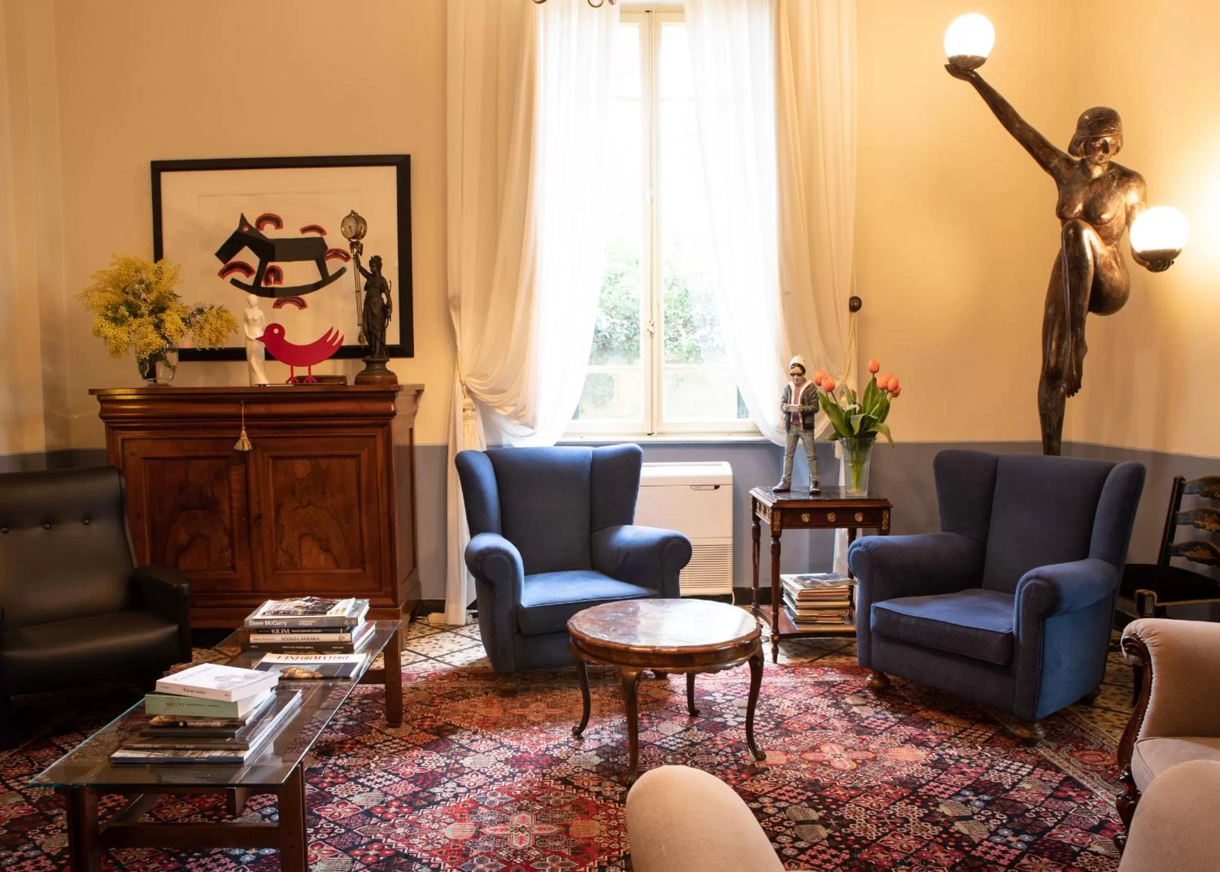 Living room in Villa Belverde Boutique Hotel