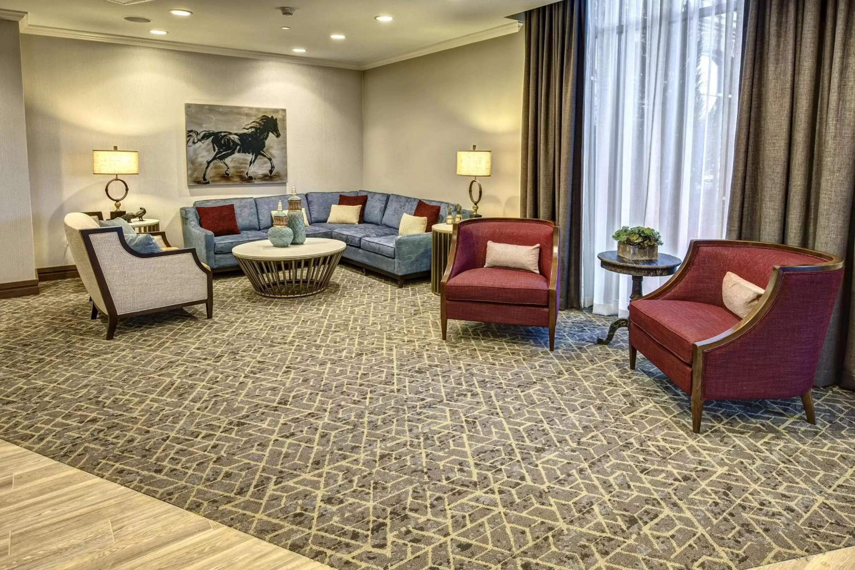 Lobby or reception, Seating Area in Hampton Inn & Suites Franklin Berry Farms, Tn