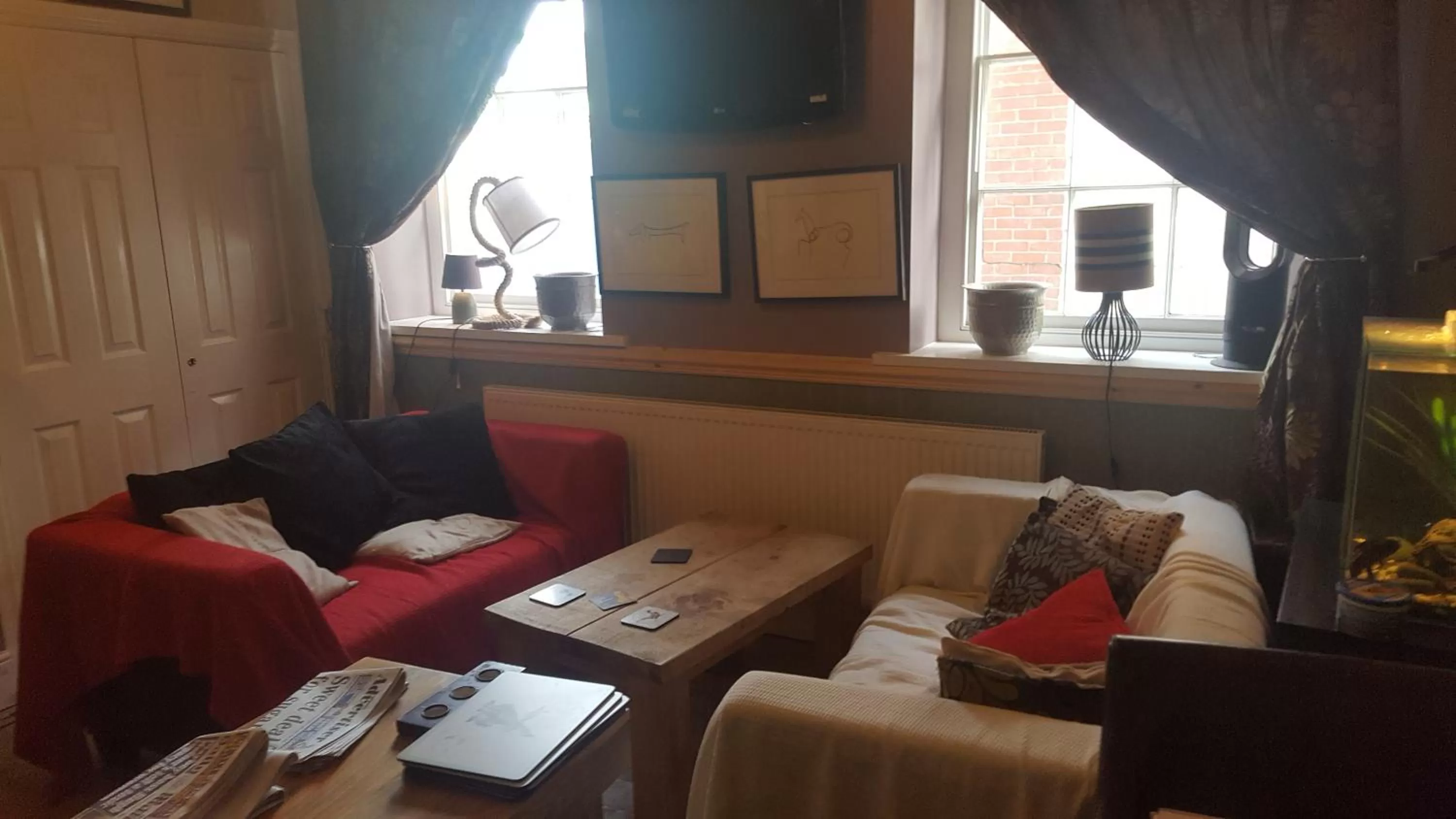 Seating area in Beaumond Cross Inn