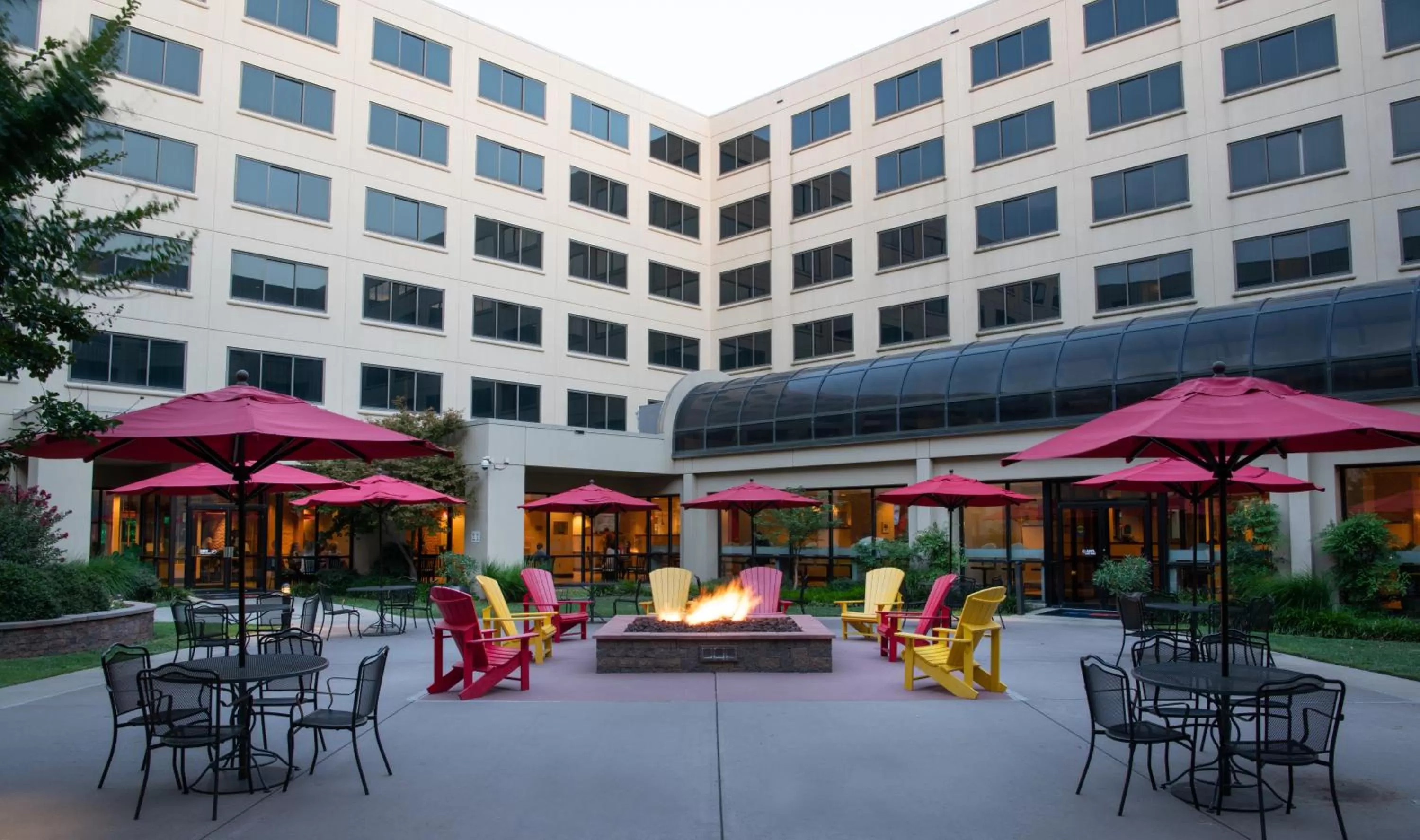 Patio in NCED Conference Center & Hotel