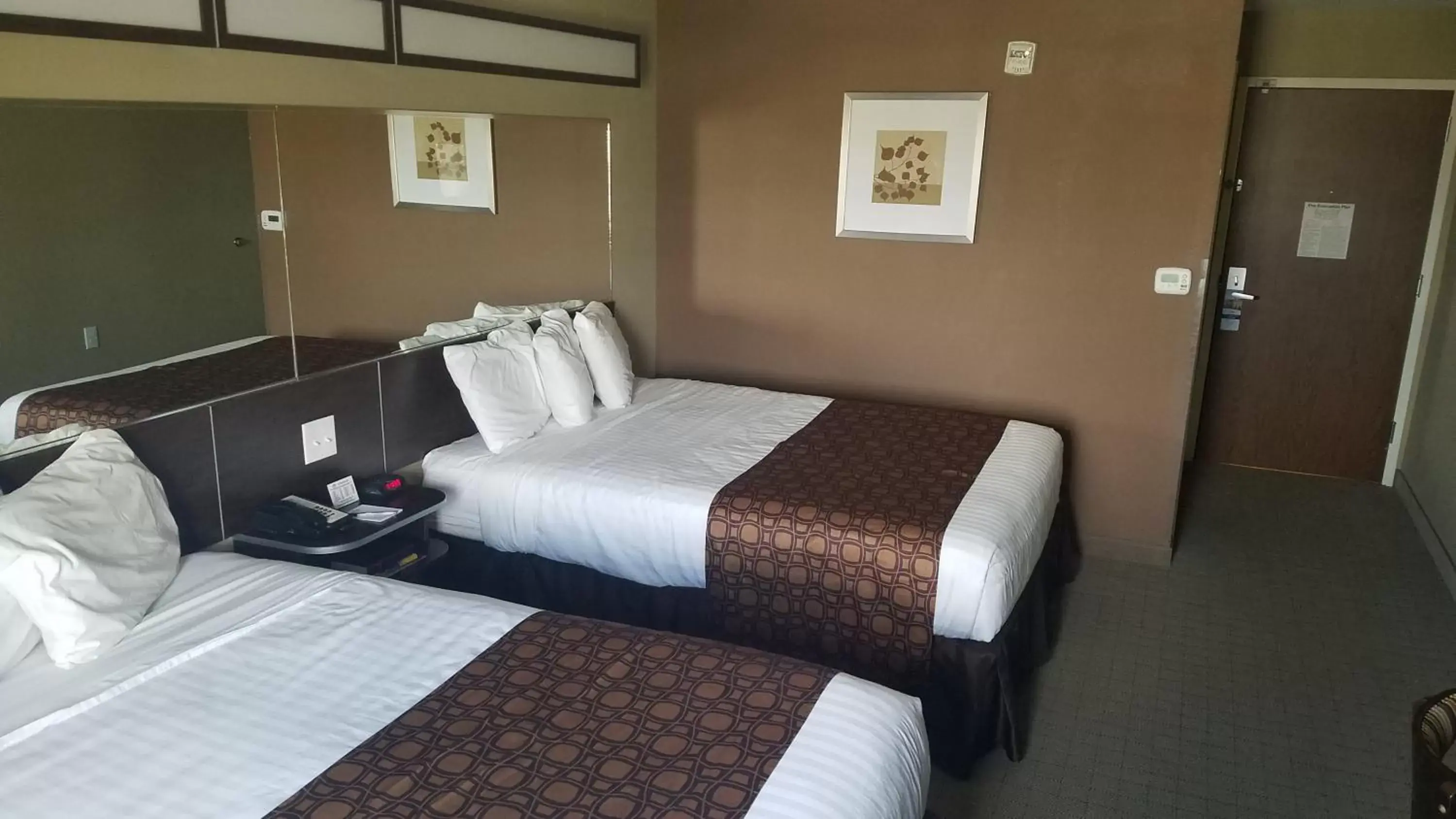 Bed in Microtel Inn & Suites by Wyndham